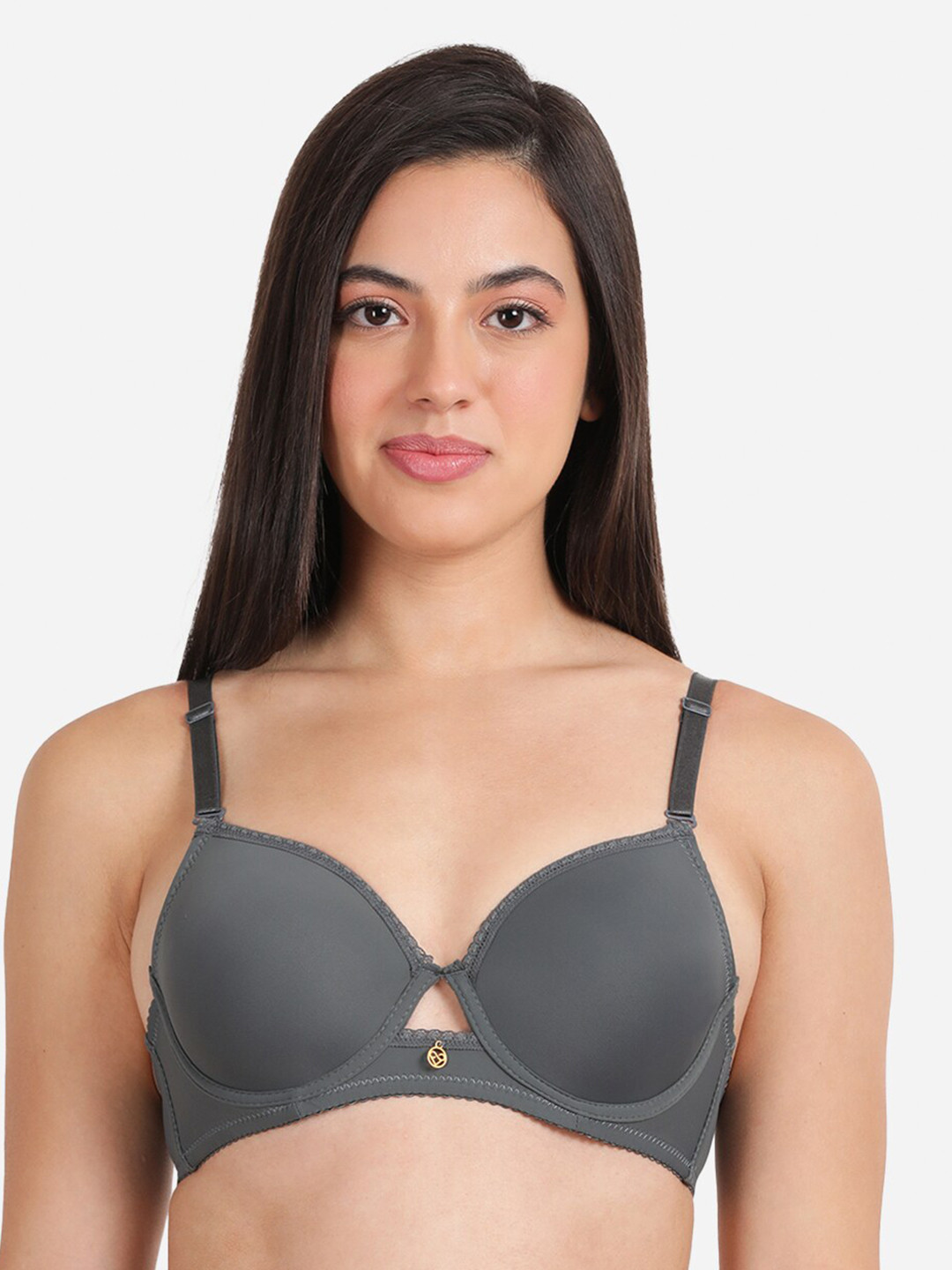 Susie Full Coverage Underwired Lightly Padded T-shirt Bra- All Day Comfort, Grey
Susie Full Coverage Underwired Lightly Padded T-shirt Bra- All Day Comfort, Grey