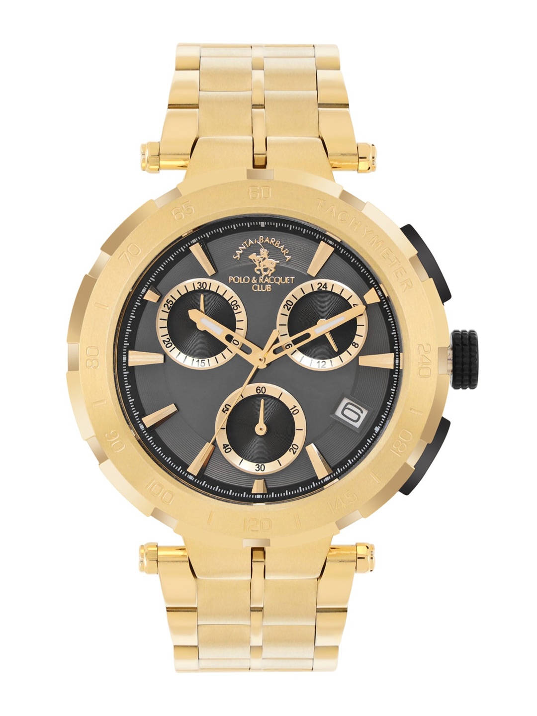 SANTA BARBARA POLO & RACQUET CLUB Men Analogue Chronograph Watch SB.1.10567-4, Gold
SANTA BARBARA POLO & RACQUET CLUB Men Analogue Chronograph Watch SB.1.10567-4, Gold