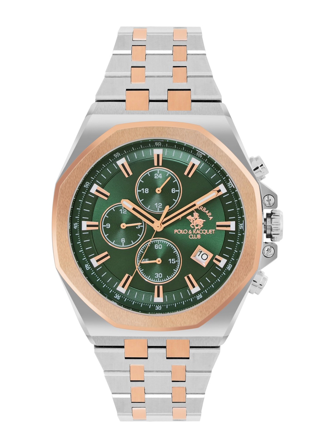 SANTA BARBARA POLO & RACQUET CLUB Men Analogue Chronograph Watch SB.1.10546-4, Silver
SANTA BARBARA POLO & RACQUET CLUB Men Analogue Chronograph Watch SB.1.10546-4, Silver