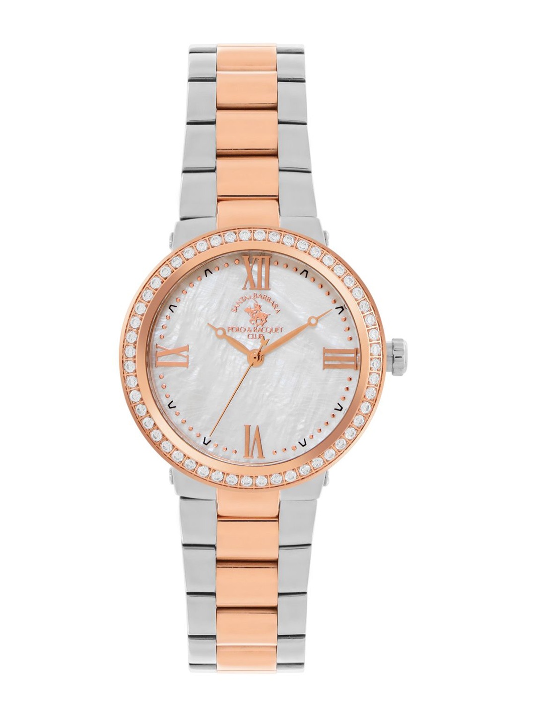 SANTA BARBARA POLO & RACQUET CLUB Women Bracelet Style Straps Analogue Watch SB.1.10553-5, Rose gold
SANTA BARBARA POLO & RACQUET CLUB Women Bracelet Style Straps Analogue Watch SB.1.10553-5, Rose gold
