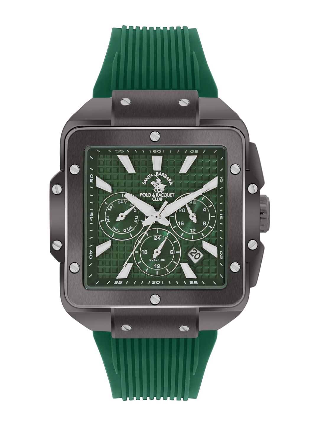 SANTA BARBARA POLO & RACQUET CLUB Men Analogue Chronograph Watch SB.1.10562-4, Green
SANTA BARBARA POLO & RACQUET CLUB Men Analogue Chronograph Watch SB.1.10562-4, Green
