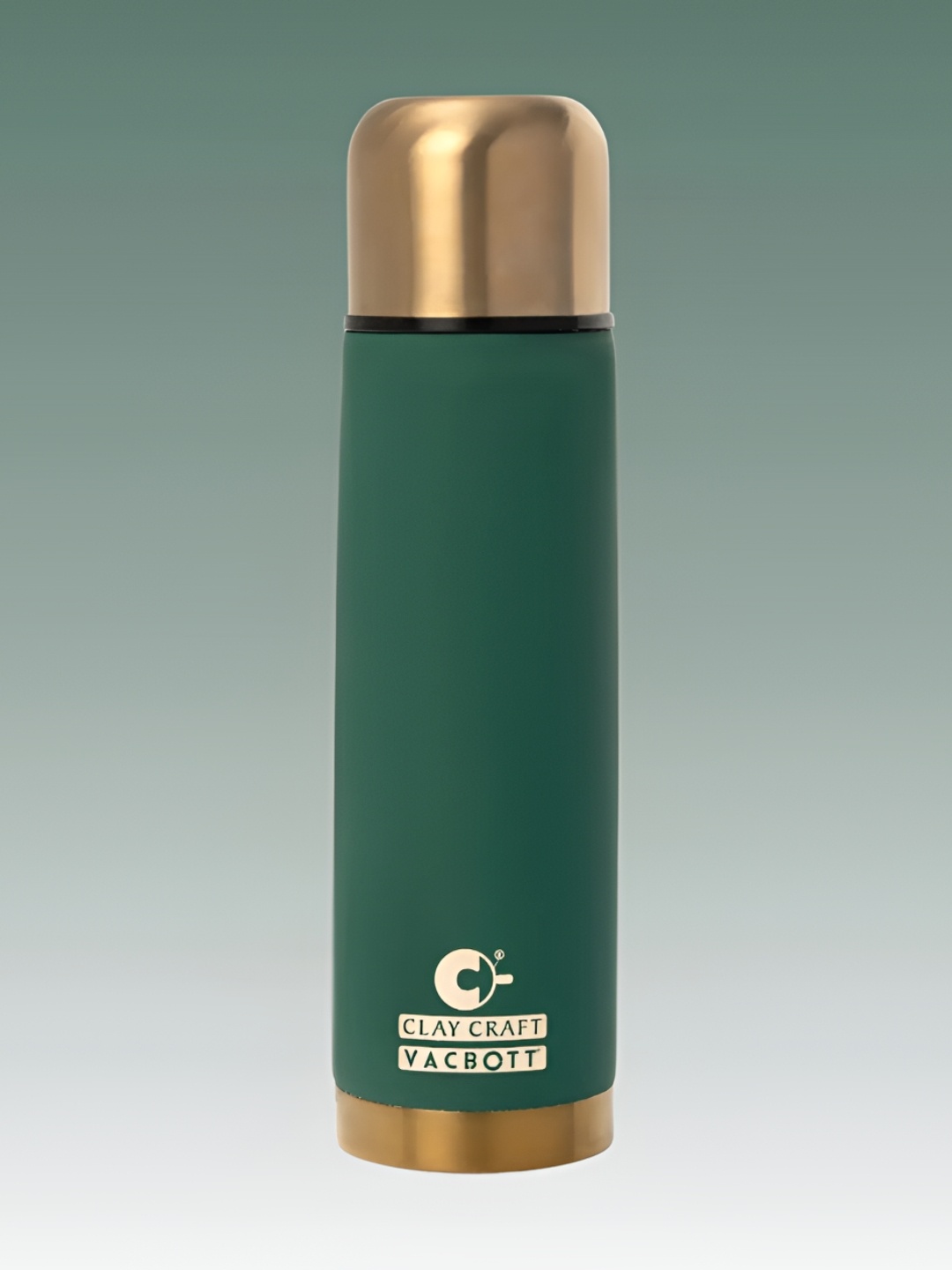 CLAY CRAFT terra Green & Gold-Toned Stainless Steel Double Wall Vacuum Water Bottle 500 ml
CLAY CRAFT terra Green & Gold-Toned Stainless Steel Double Wall Vacuum Water Bottle 500 ml