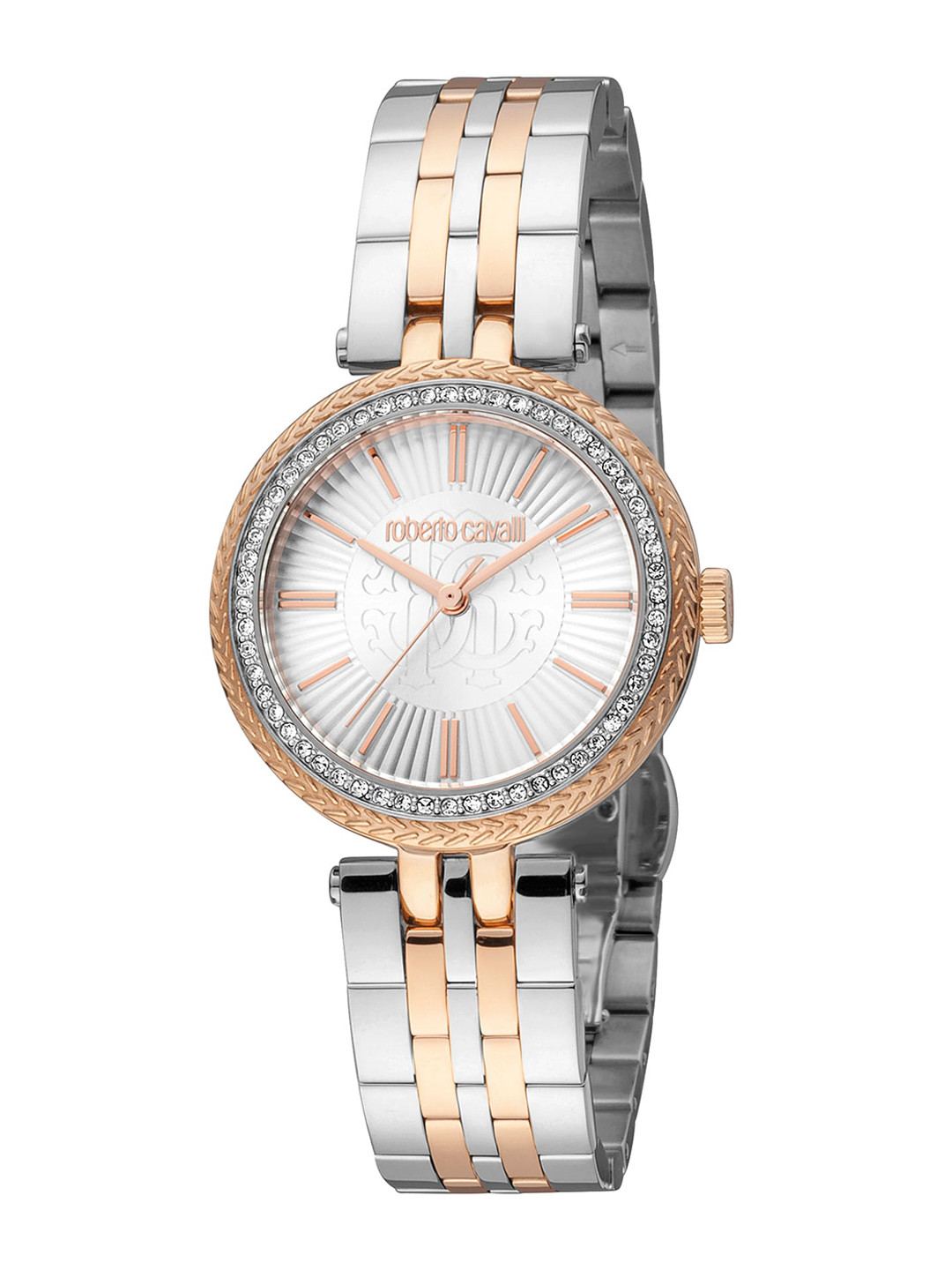 Roberto Cavalli Women Embellished Dial & Stainless Steel Analogue Watch RC5L031M0105, White
Roberto Cavalli Women Embellished Dial & Stainless Steel Analogue Watch RC5L031M0105, White