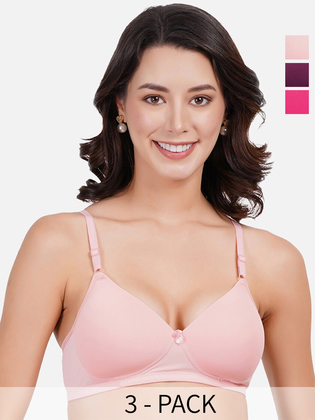 FIMS Pack of 3 All Day Comfort Everyday Bra - Full Coverage Lightly Padded, Beige
FIMS Pack of 3 All Day Comfort Everyday Bra - Full Coverage Lightly Padded, Beige
