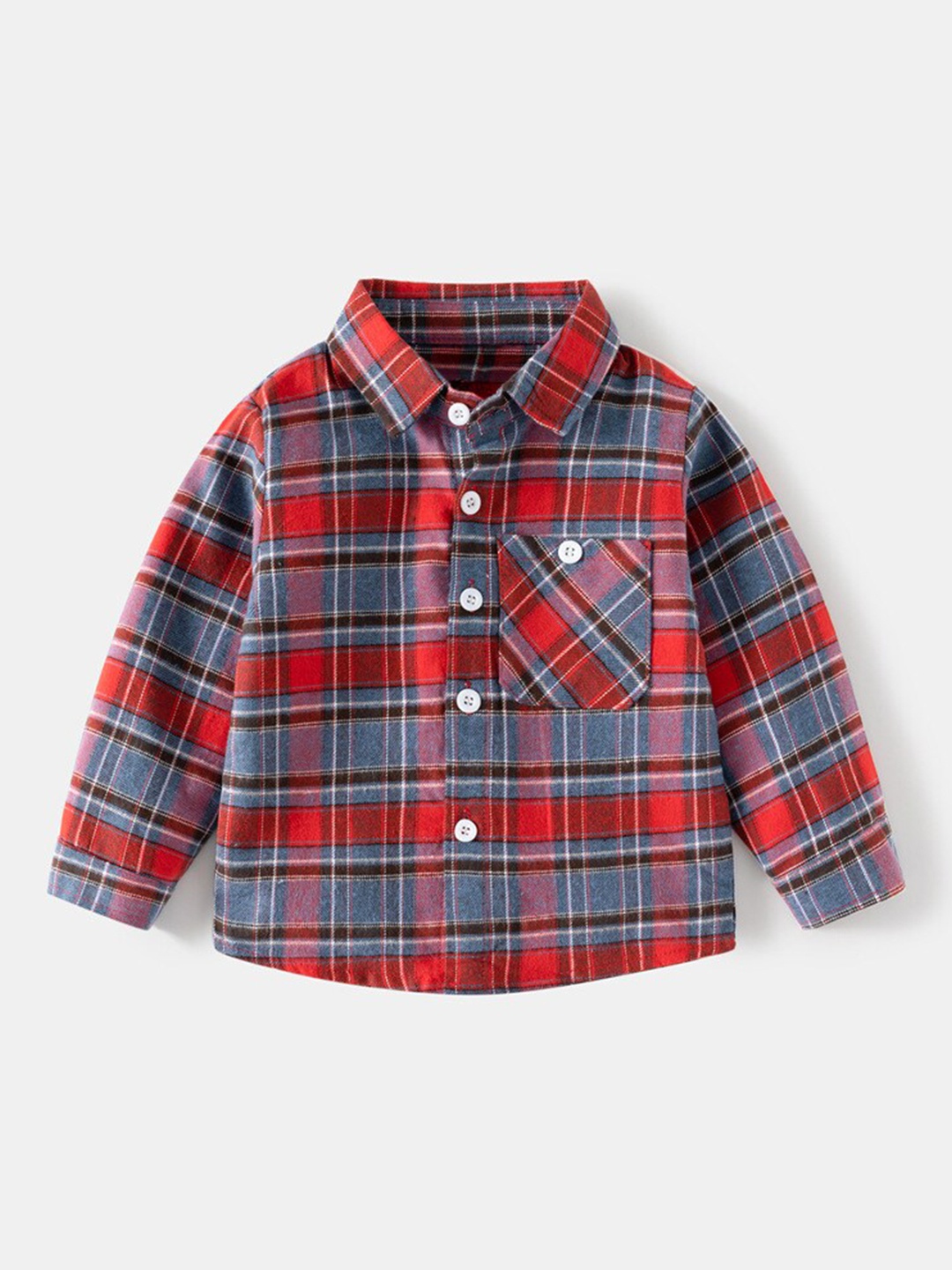 StyleCast Boys Spread Collar Long Sleeves Checked Cotton Regular Fit Casual Shirt, Red
StyleCast Boys Spread Collar Long Sleeves Checked Cotton Regular Fit Casual Shirt, Red