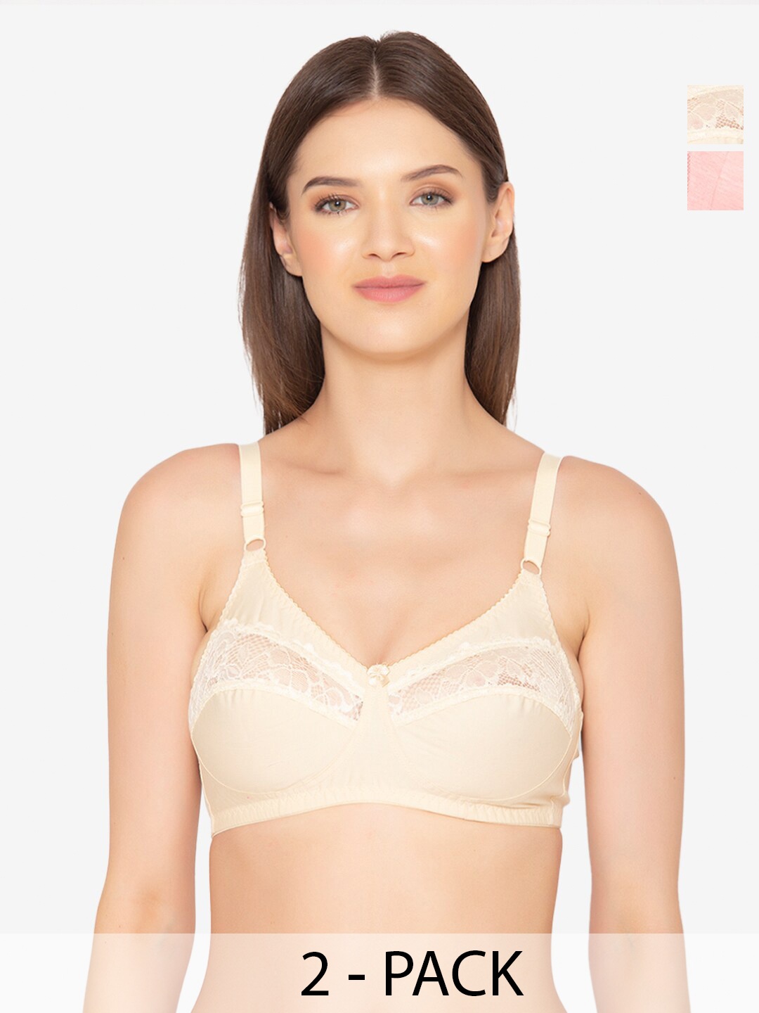 GROVERSONS Paris Beauty Pack of 2 Full Coverage Everyday Bras with All Day Comfort, Beige
GROVERSONS Paris Beauty Pack of 2 Full Coverage Everyday Bras with All Day Comfort, Beige