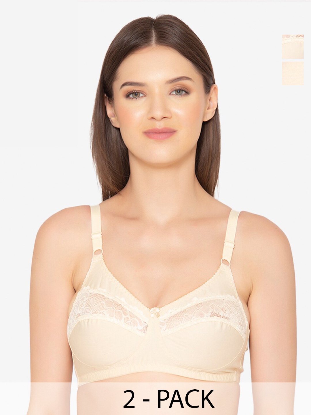 GROVERSONS Paris Beauty Pack Of 2 Full Coverage Minimiser Bras With All Day Comfort, Beige
GROVERSONS Paris Beauty Pack Of 2 Full Coverage Minimiser Bras With All Day Comfort, Beige