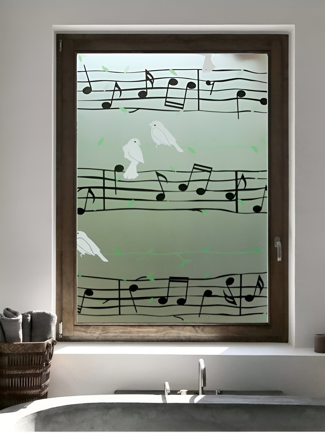 Jaamso Royals Transparent & Black Printed Self-Adhesive Window Frosting Film Sticker
Jaamso Royals Transparent & Black Printed Self-Adhesive Window Frosting Film Sticker