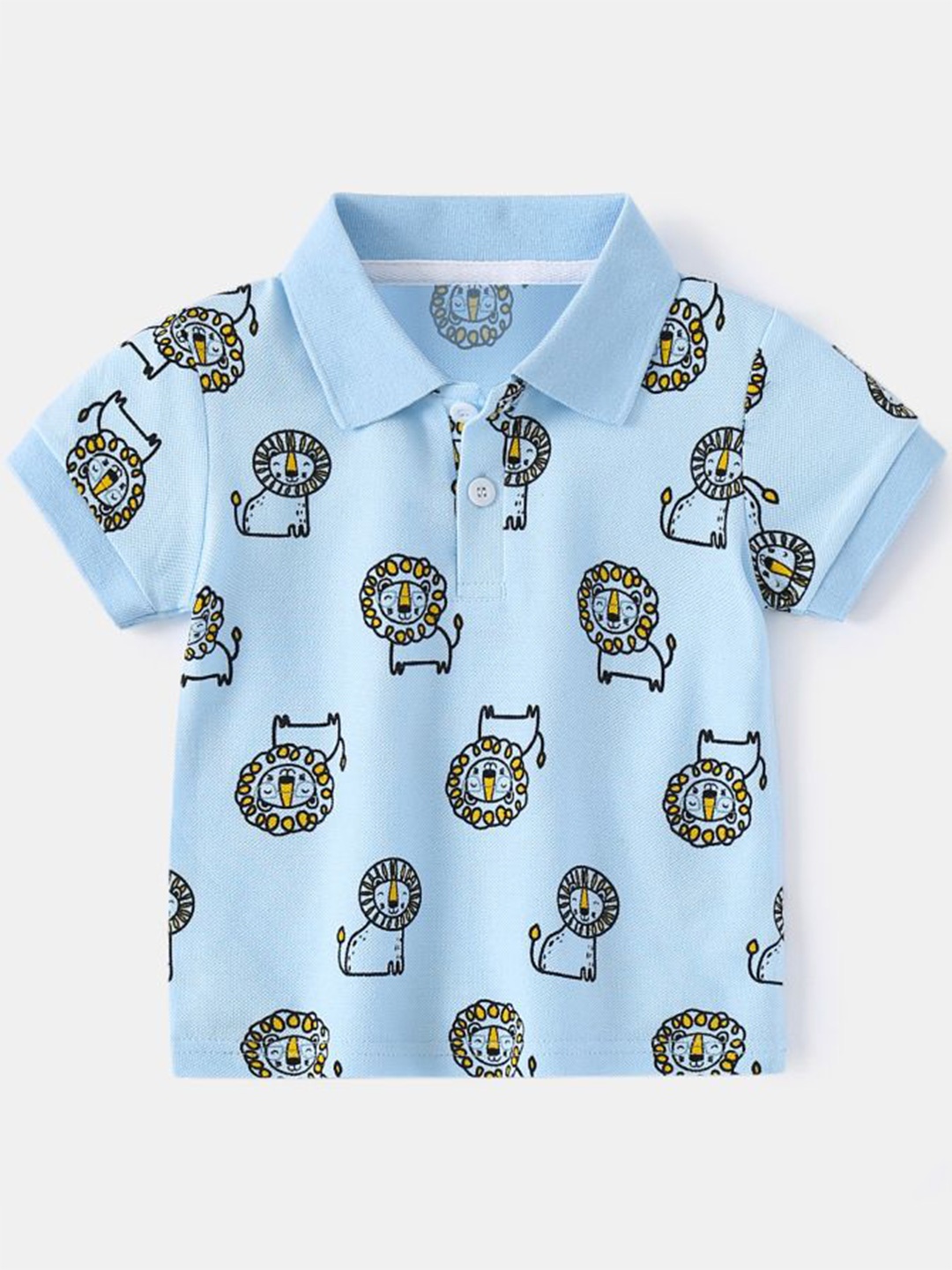 StyleCast Kids Conversational Printed Polo Collar Pure Cotton T-shirt, Blue
StyleCast Kids Conversational Printed Polo Collar Pure Cotton T-shirt, Blue