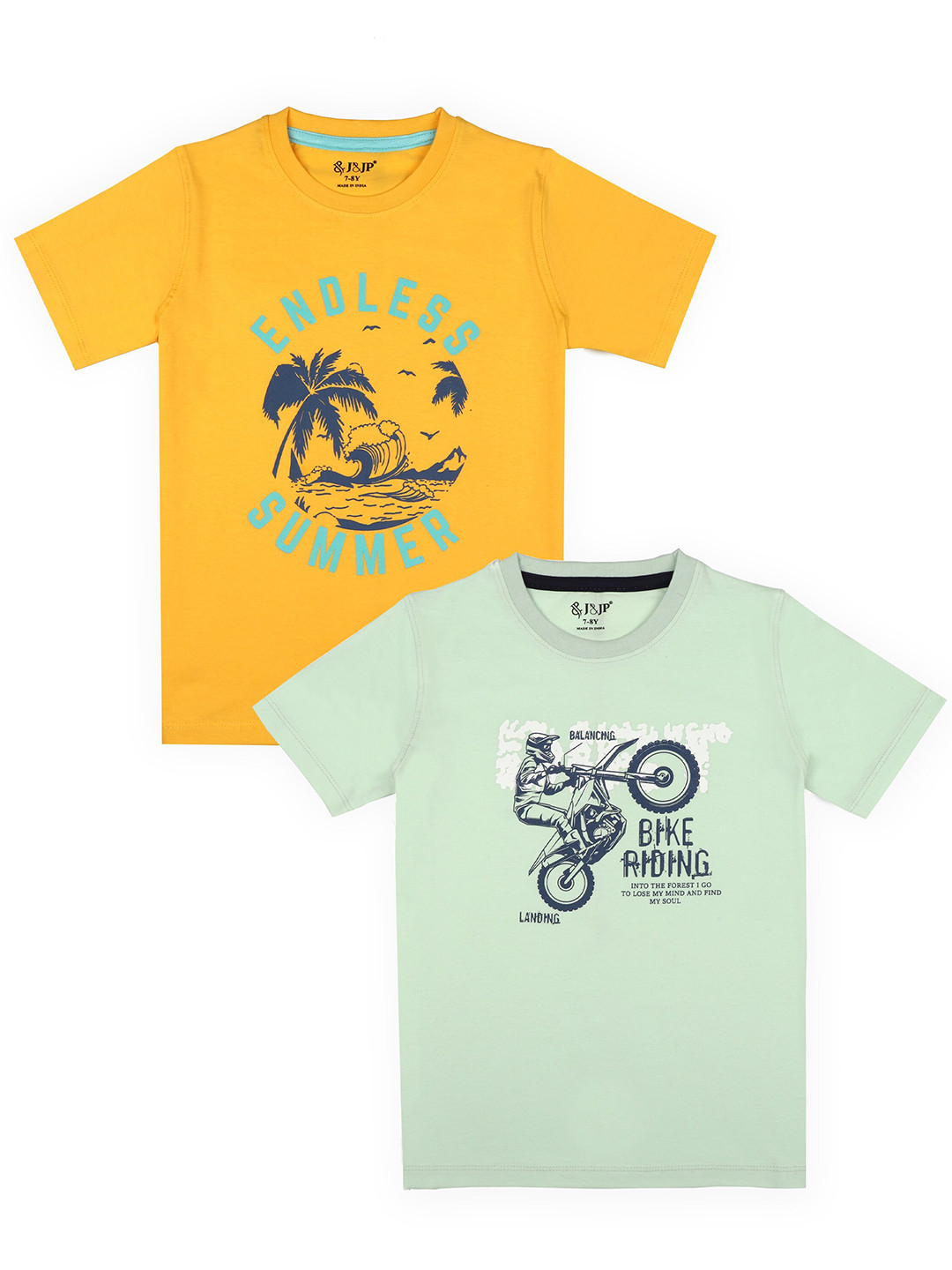 BAESD Boys Pack Of 2 Graphic Printed Round Neck Cotton Casual T-shirts, Yellow
BAESD Boys Pack Of 2 Graphic Printed Round Neck Cotton Casual T-shirts, Yellow