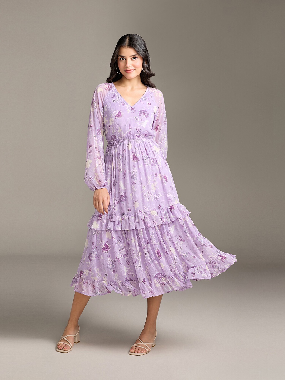 20Dresses xxd eclectic boho Purple Floral Print Puff Sleeve Chiffon Empire Midi Dress
20Dresses xxd eclectic boho Purple Floral Print Puff Sleeve Chiffon Empire Midi Dress