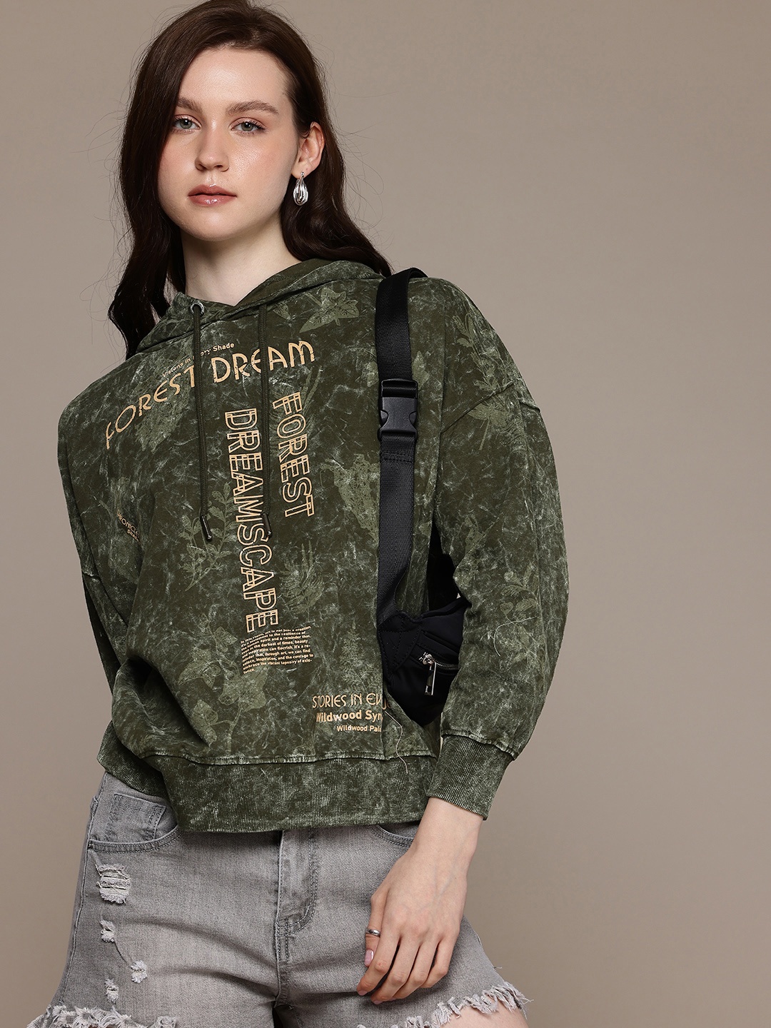 The Roadster Life Co. Pure Cotton Typography Printed Washed Hooded Sweatshirt, Olive
The Roadster Life Co. Pure Cotton Typography Printed Washed Hooded Sweatshirt, Olive