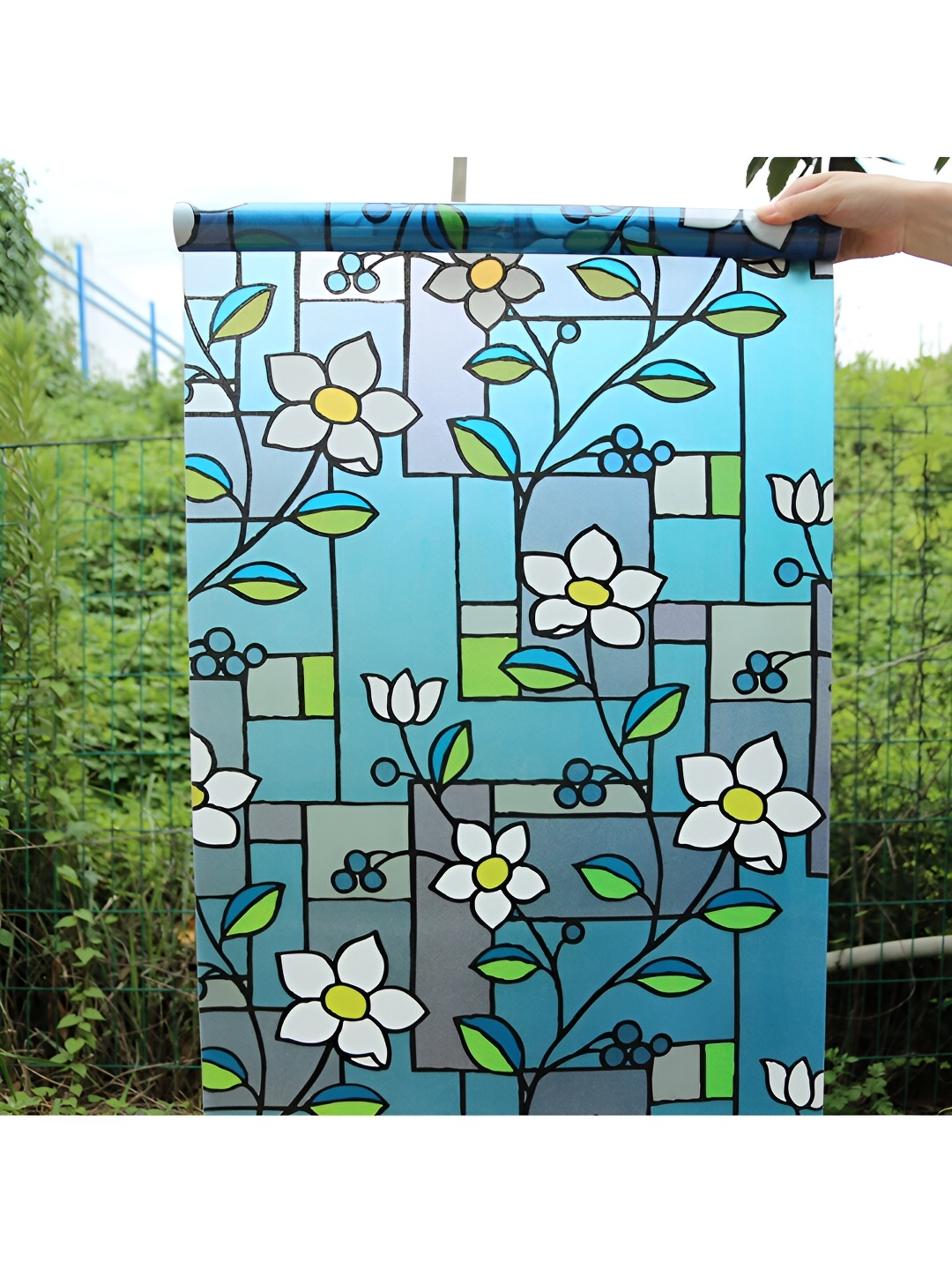 Jaamso Royals Blue Floral and Botanical Printed Self-Adhesive Waterproof Window Sticker
Jaamso Royals Blue Floral and Botanical Printed Self-Adhesive Waterproof Window Sticker