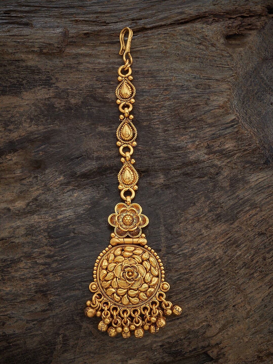 Kushal's Fashion Jewellery Gold-Plated Artificial Beads Studded Maang Tikka Head Jewellery
Kushal's Fashion Jewellery Gold-Plated Artificial Beads Studded Maang Tikka Head Jewellery