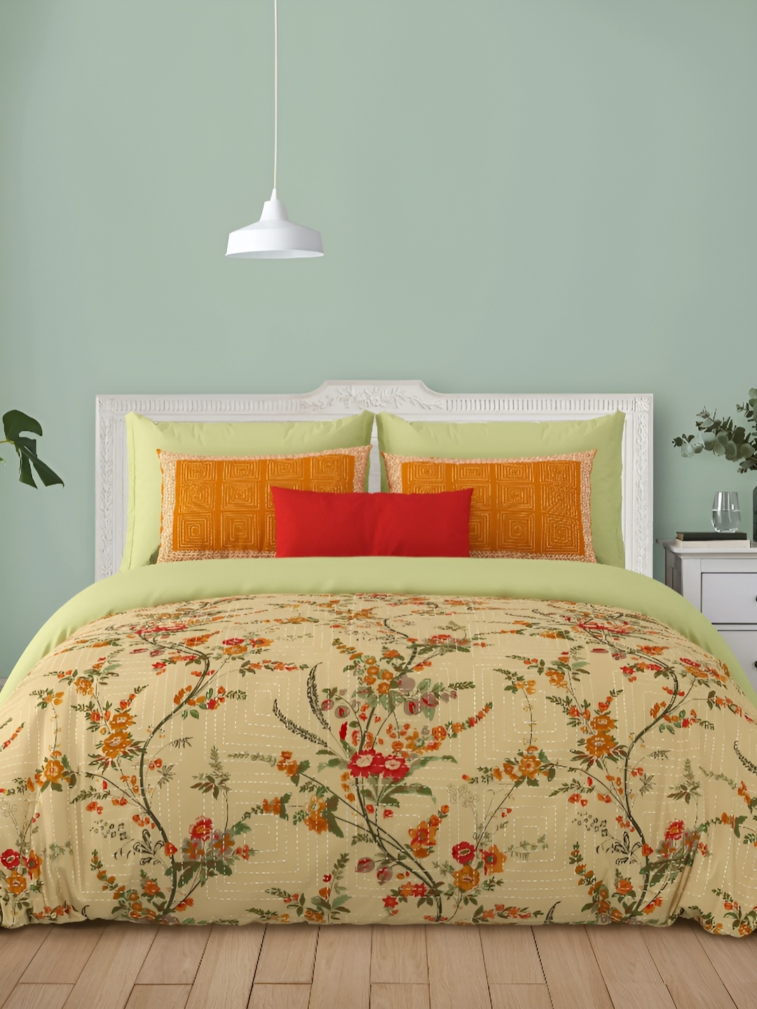 LIVING ROOTS Super King Size Jaipur Block Print Cotton Double Bedsheet & 2 Pillow Covers, Brown
LIVING ROOTS Super King Size Jaipur Block Print Cotton Double Bedsheet & 2 Pillow Covers, Brown
