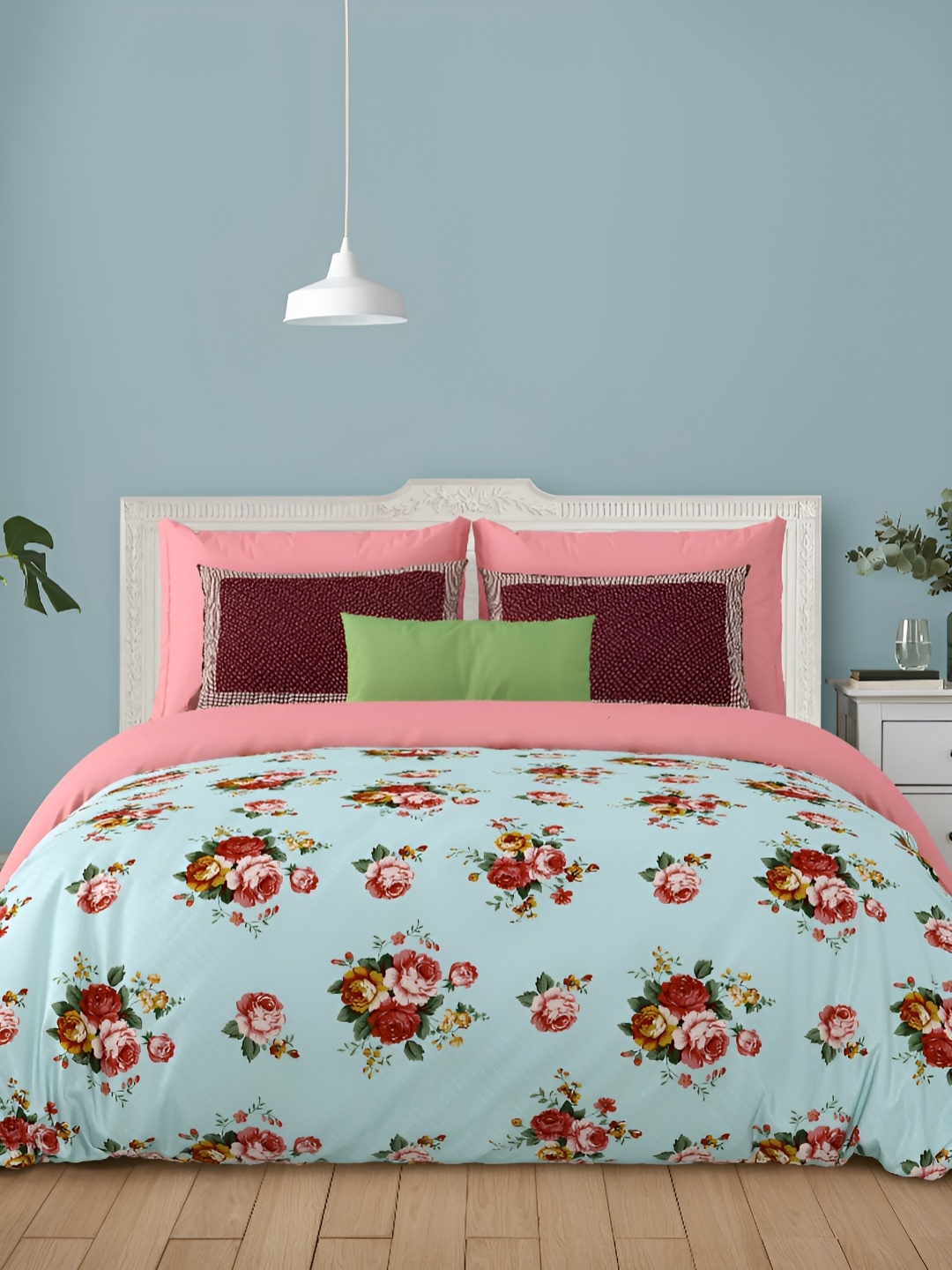 LIVING ROOTS Super King Size Jaipur Block Print Cotton Double Bedsheet & 2 Pillow Covers, Blue
LIVING ROOTS Super King Size Jaipur Block Print Cotton Double Bedsheet & 2 Pillow Covers, Blue