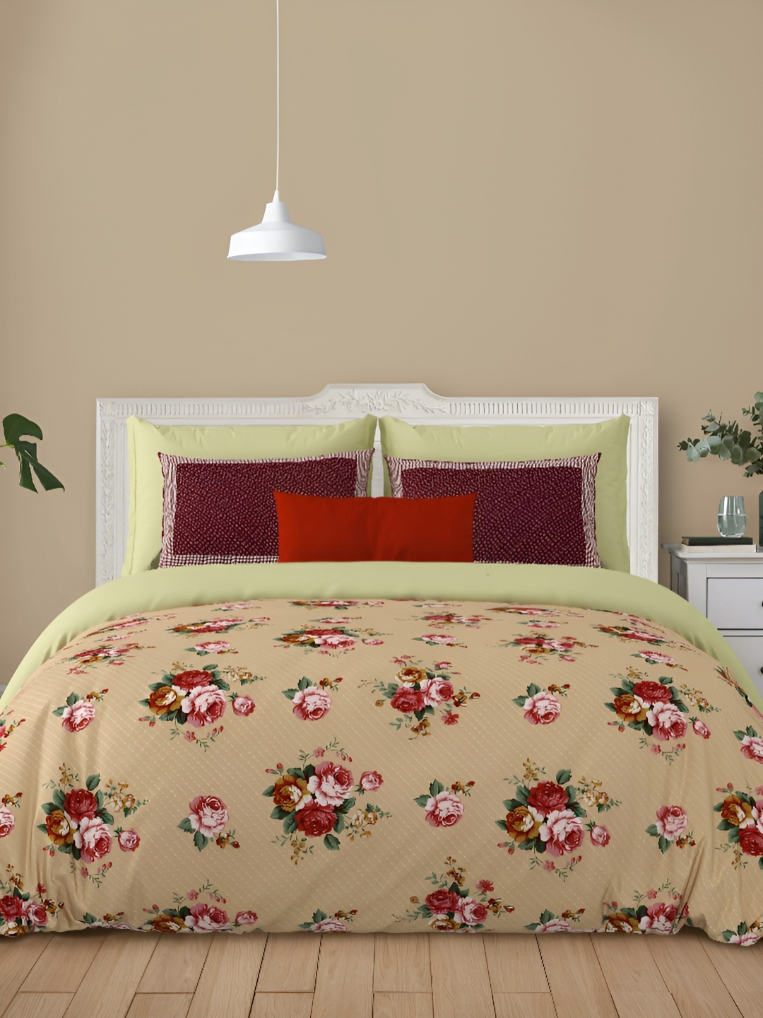 LIVING ROOTS Super King Size Jaipur Block Print Cotton Double Bedsheet & 2 Pillow Covers, Brown
LIVING ROOTS Super King Size Jaipur Block Print Cotton Double Bedsheet & 2 Pillow Covers, Brown