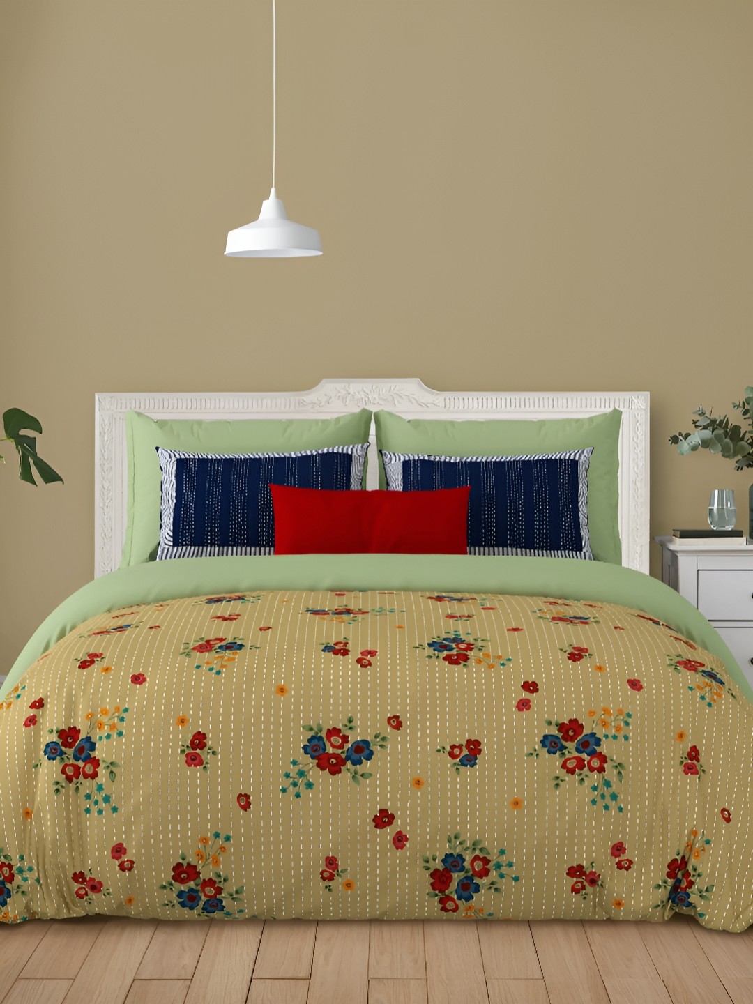LIVING ROOTS Super King Size Jaipur Block Print Cotton Double Bedsheet & 2 Pillow Covers, Brown
LIVING ROOTS Super King Size Jaipur Block Print Cotton Double Bedsheet & 2 Pillow Covers, Brown