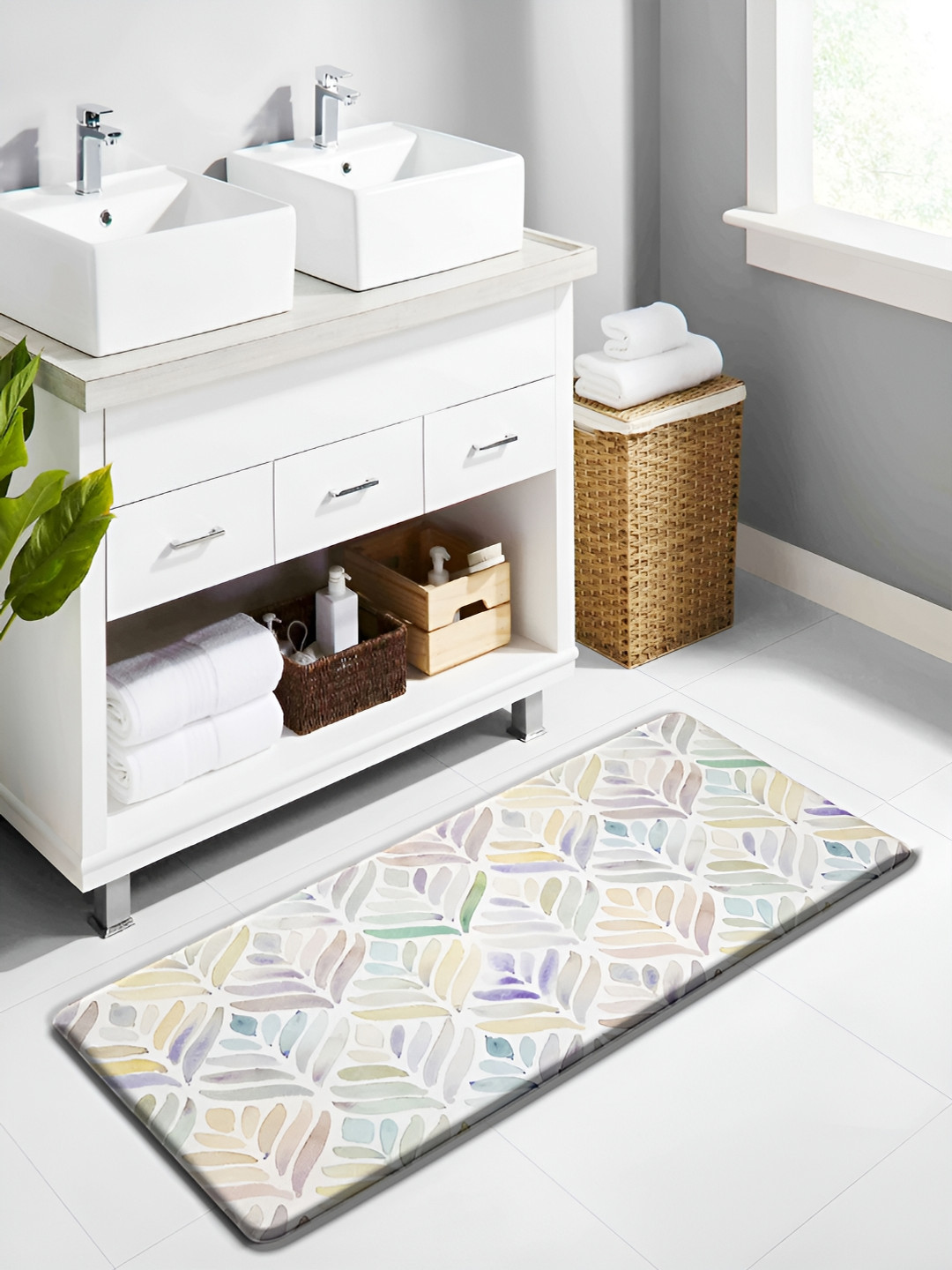 LUXEHOME INTERNATIONAL Off White Waterproof Floor Runner
LUXEHOME INTERNATIONAL Off White Waterproof Floor Runner