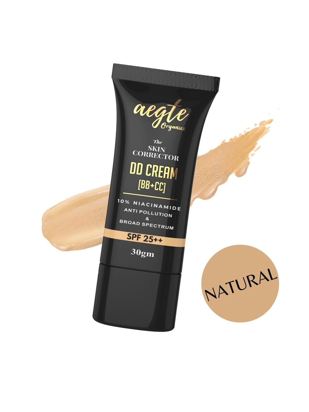 Aegte Organics Skin Corrector DD Cream (BB+CC) Broad Spectrum SPF 25++ -30gm-Natural, Beige
Aegte Organics Skin Corrector DD Cream (BB+CC) Broad Spectrum SPF 25++ -30gm-Natural, Beige