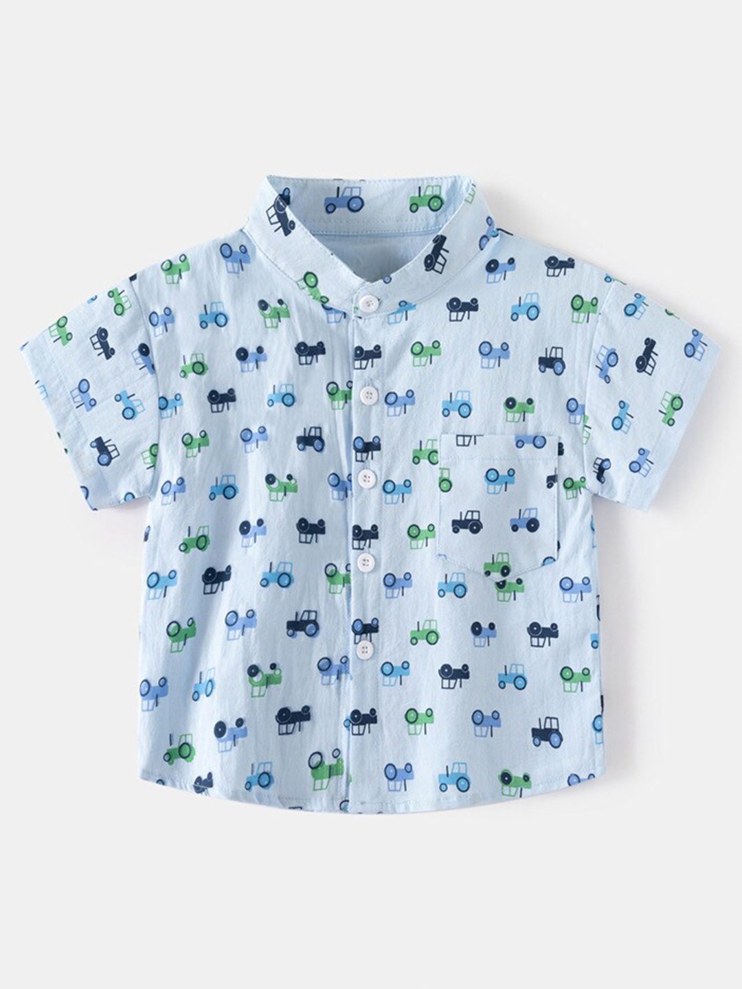 StyleCast Boys Short Sleeves Mandarin Collar Cotton Opaque Printed Casual Shirt, Blue
StyleCast Boys Short Sleeves Mandarin Collar Cotton Opaque Printed Casual Shirt, Blue