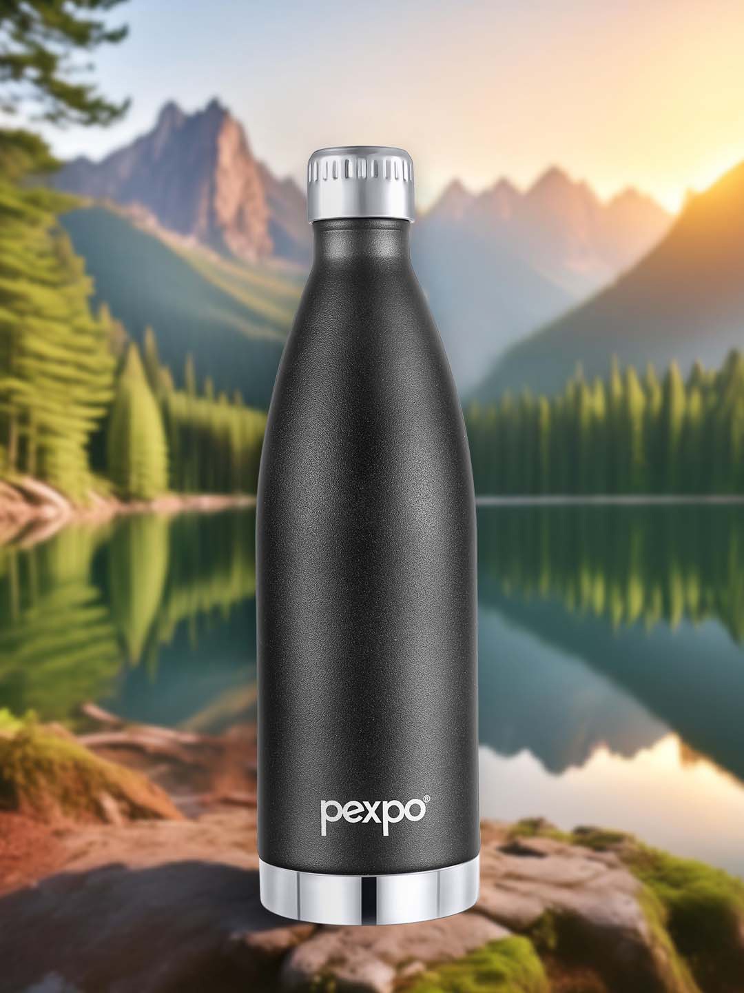Pexpo Extreme Knight Black ISI Certified Thermosteel Hot & Cold Flask Water Bottle - 850ml
Pexpo Extreme Knight Black ISI Certified Thermosteel Hot & Cold Flask Water Bottle - 850ml