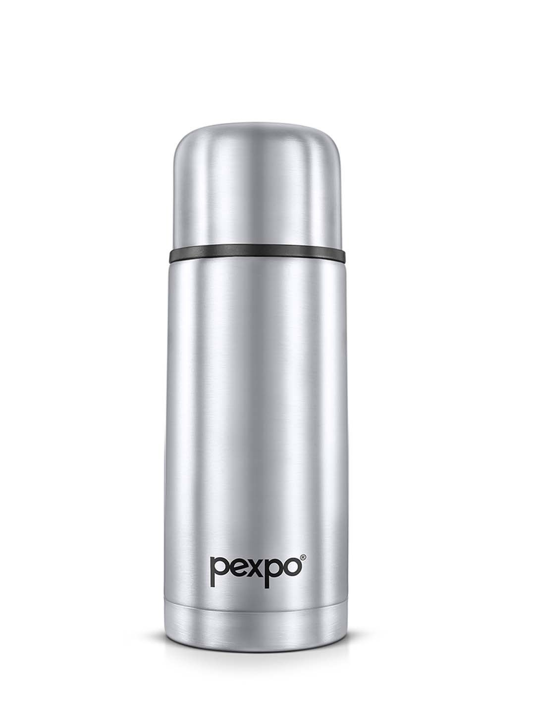 Pexpo Flamingo Silver ISI Certified Thermosteel 350ml Hot & Cold Insulated Water Bottle
Pexpo Flamingo Silver ISI Certified Thermosteel 350ml Hot & Cold Insulated Water Bottle
