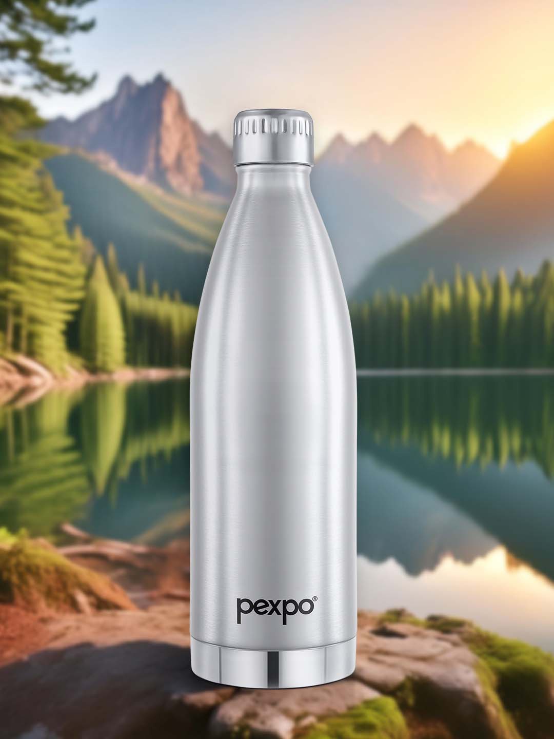 Pexpo Extreme Silver ISI Certified Thermosteel Hot & Cold Insulated Water Bottle 850ml
Pexpo Extreme Silver ISI Certified Thermosteel Hot & Cold Insulated Water Bottle 850ml