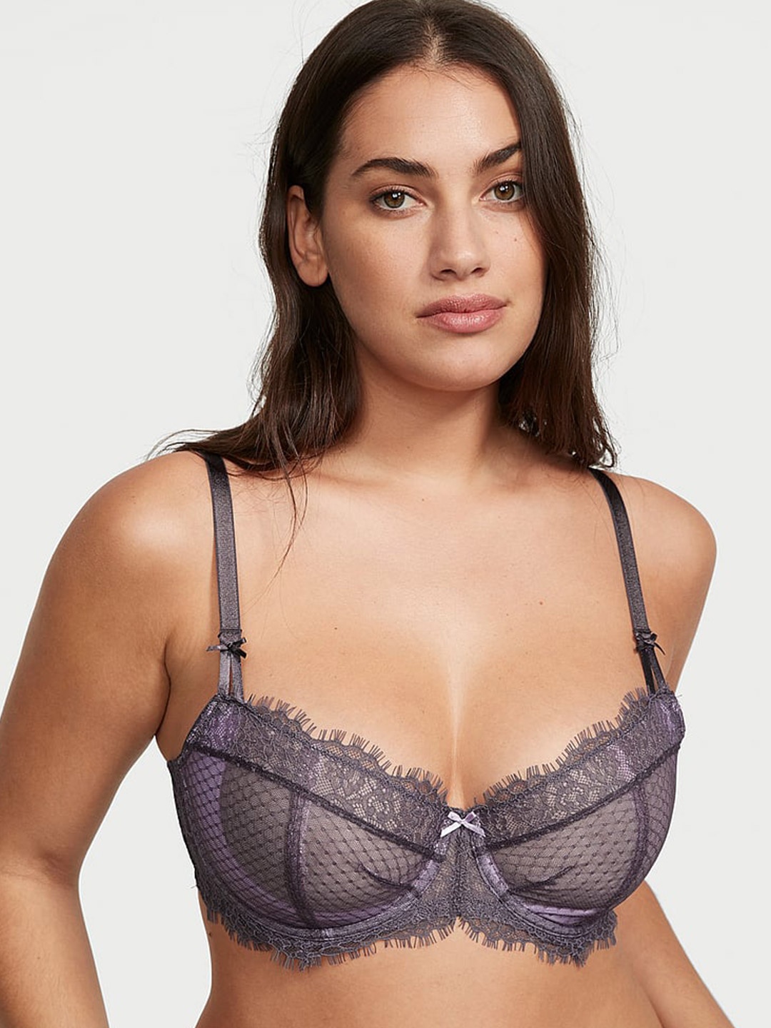 Victoria's Secret Dream Angels Wicked Lace Unlined Balconette Bra With All Day Comfort, Grey
Victoria's Secret Dream Angels Wicked Lace Unlined Balconette Bra With All Day Comfort, Grey