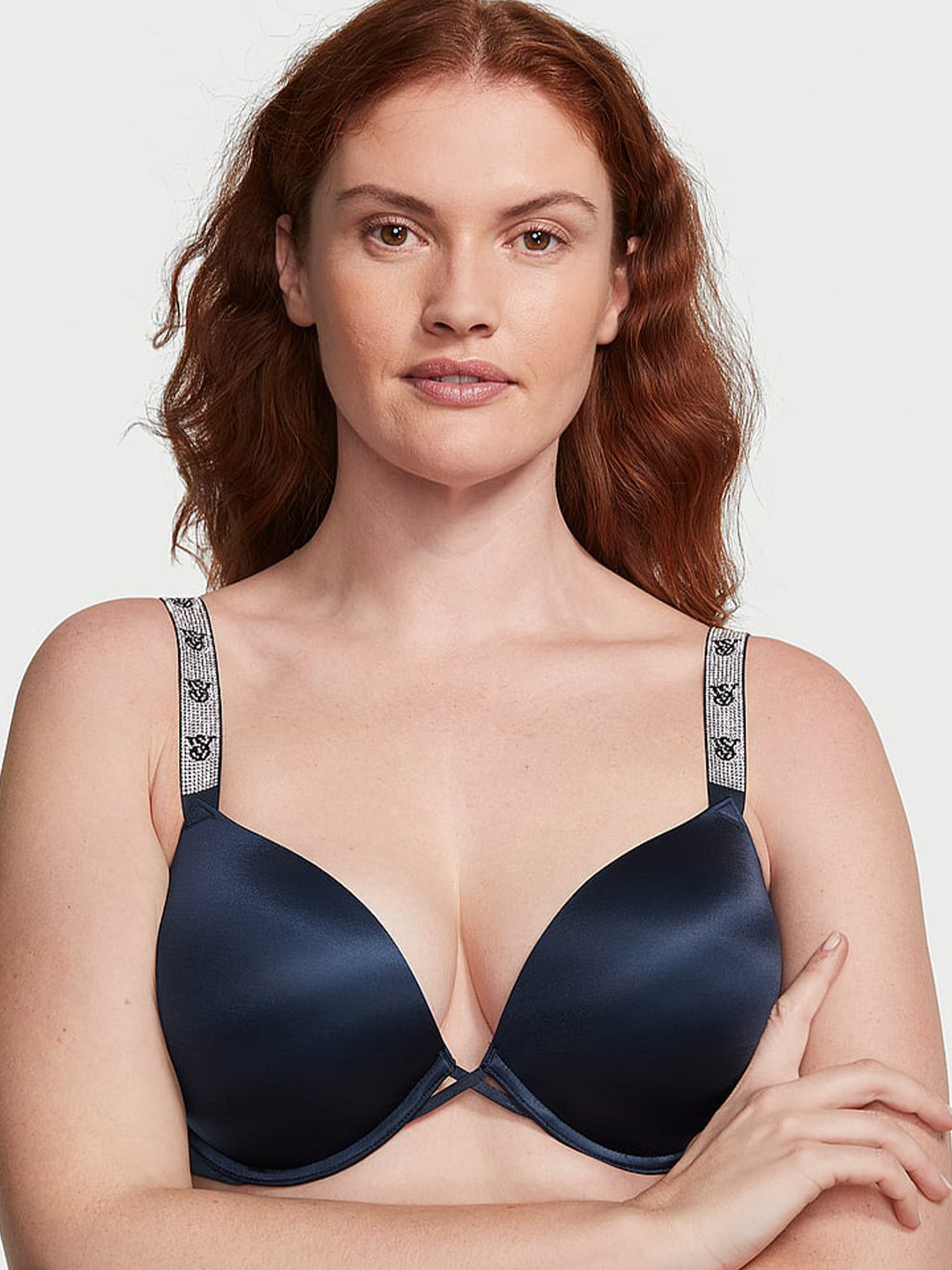 Victoria's Secret Very Sexy Shine Strap Underwire Push-Up Bra With All Day Comfort, Blue
Victoria's Secret Very Sexy Shine Strap Underwire Push-Up Bra With All Day Comfort, Blue