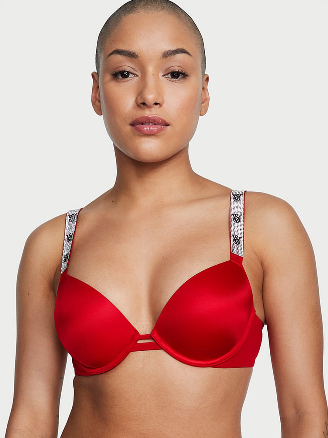 Victoria's Secret Very Sexy Shine Strap Satin Finish Push-Up Bra With All Day Comfort, Red
Victoria's Secret Very Sexy Shine Strap Satin Finish Push-Up Bra With All Day Comfort, Red