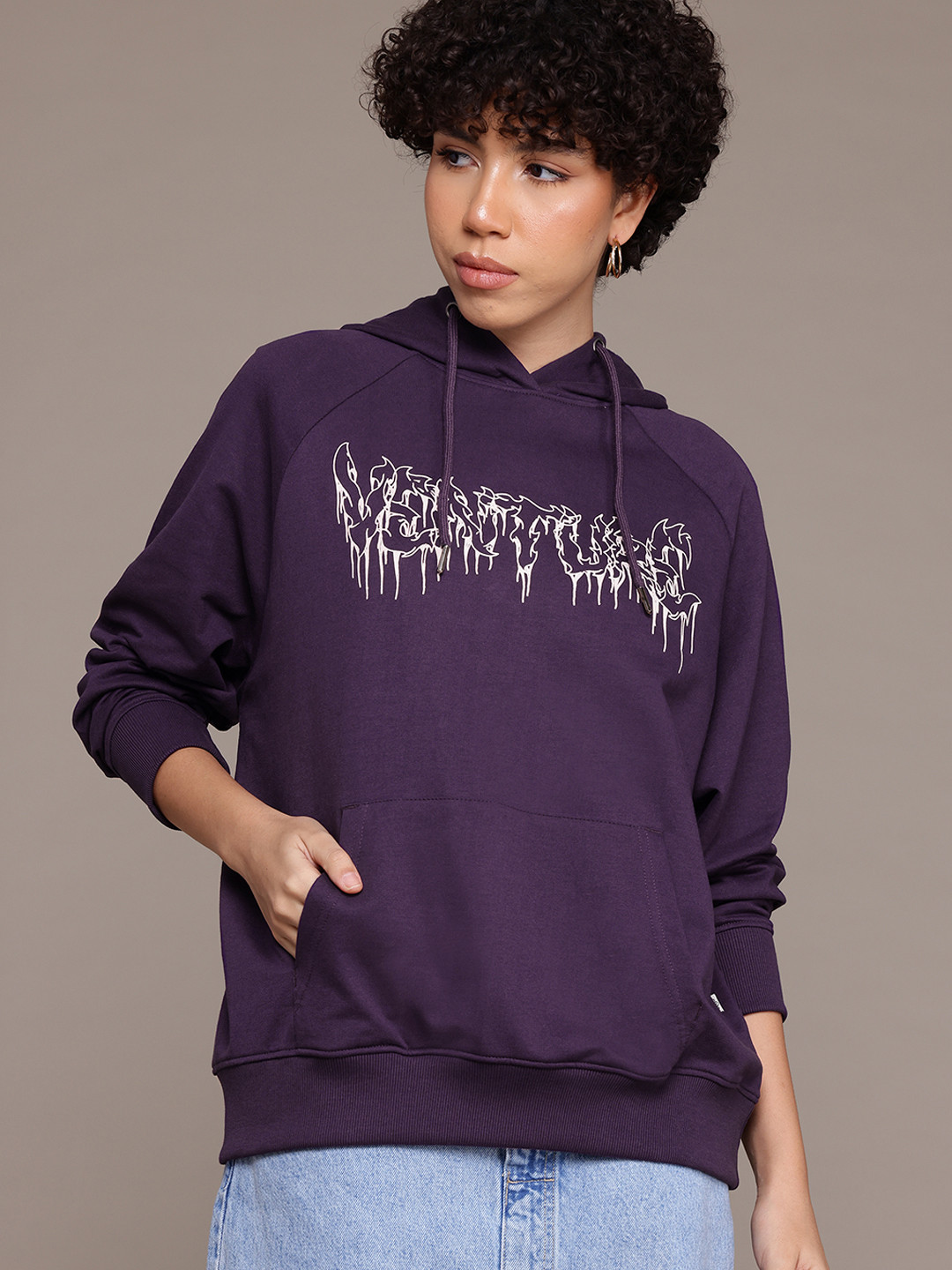 The Roadster Lifestyle Co. Pure Cotton Typography Print Hooded Sweatshirt, Purple
The Roadster Lifestyle Co. Pure Cotton Typography Print Hooded Sweatshirt, Purple