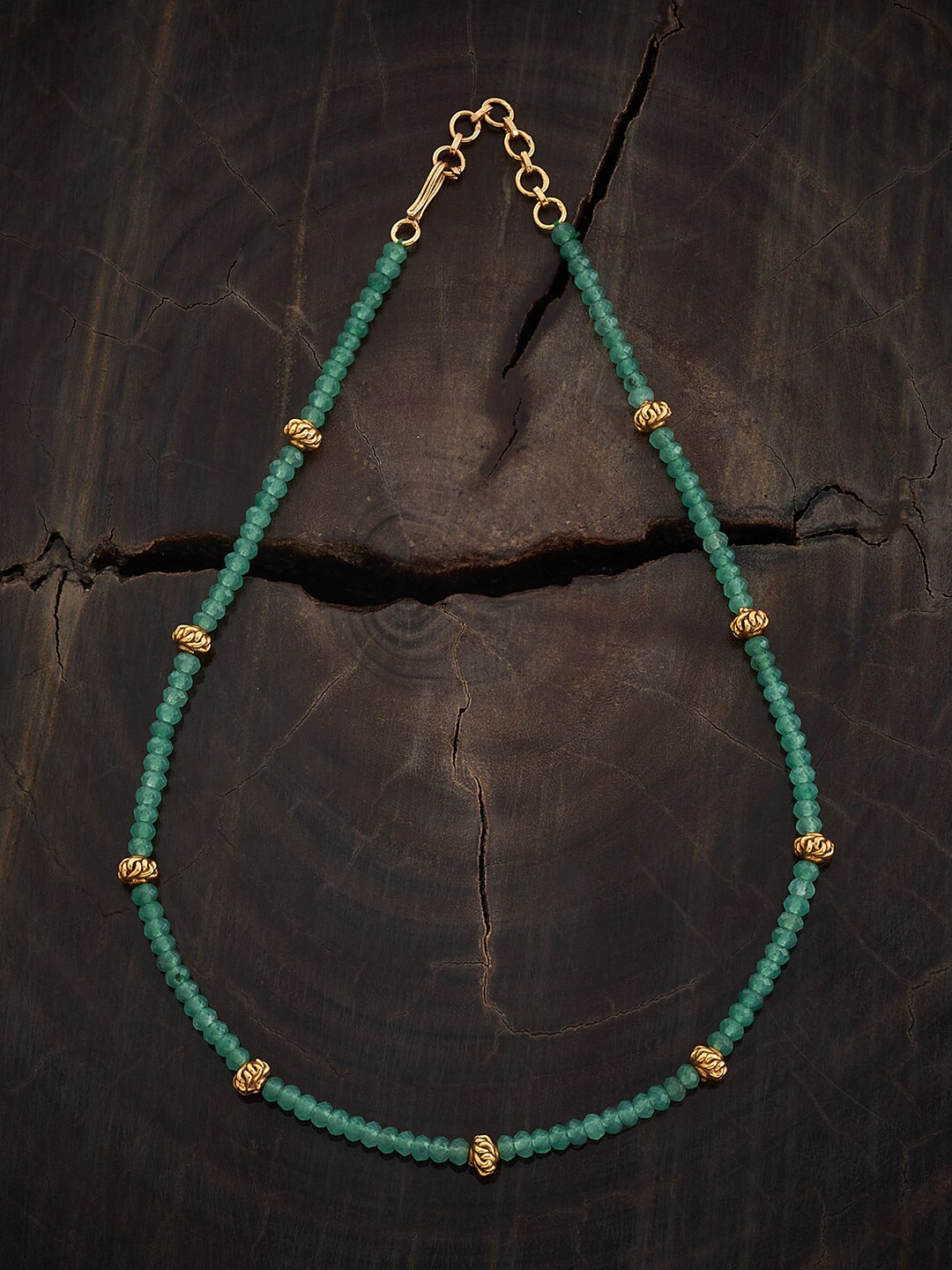 Kushal's Fashion Jewellery Copper Gold-Plated Artificial Beads Beaded Antique Necklace
Kushal's Fashion Jewellery Copper Gold-Plated Artificial Beads Beaded Antique Necklace