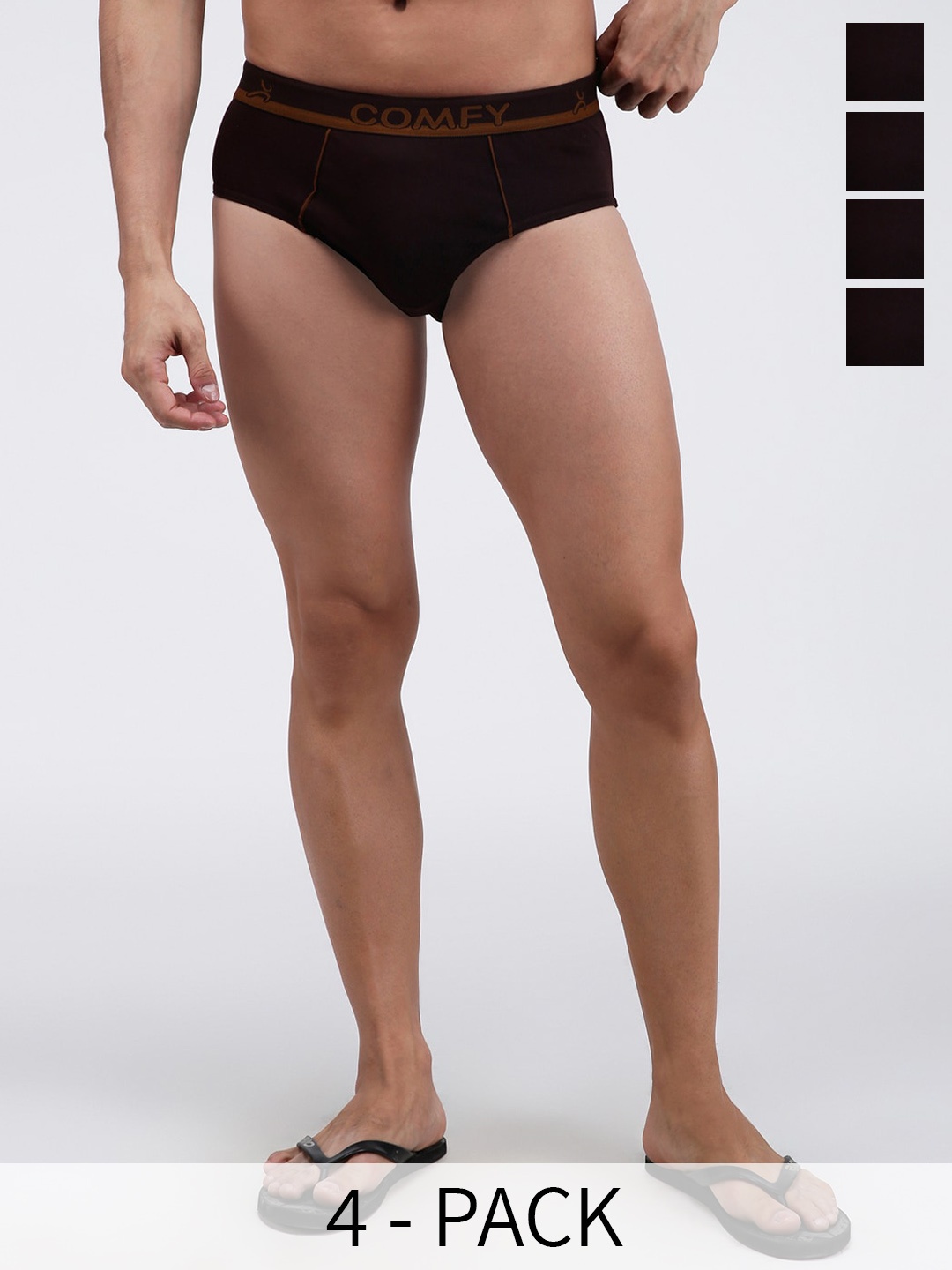 AMUL COMFY Pack Of 4 Pure Cotton Ultra Soft Basic Briefs AC-CBRIOE-CB-S-4PC, Coffee brown
AMUL COMFY Pack Of 4 Pure Cotton Ultra Soft Basic Briefs AC-CBRIOE-CB-S-4PC, Coffee brown