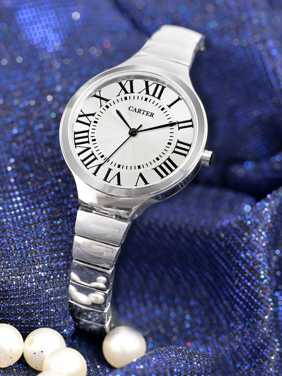 Sandy D Carter Women Stainless Steel Bracelet Style Straps Analogue Watch SDC24-06-WH1, White
Sandy D Carter Women Stainless Steel Bracelet Style Straps Analogue Watch SDC24-06-WH1, White