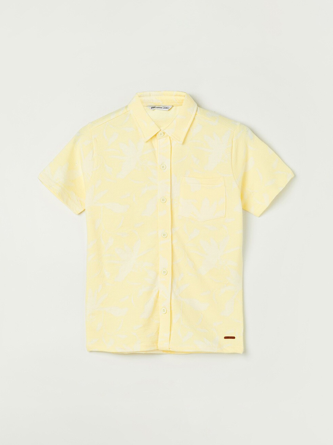 Fame Forever by Lifestyle Boys Floral Printed Spread Collar Short Sleeves Casual Shirt, Yellow
Fame Forever by Lifestyle Boys Floral Printed Spread Collar Short Sleeves Casual Shirt, Yellow