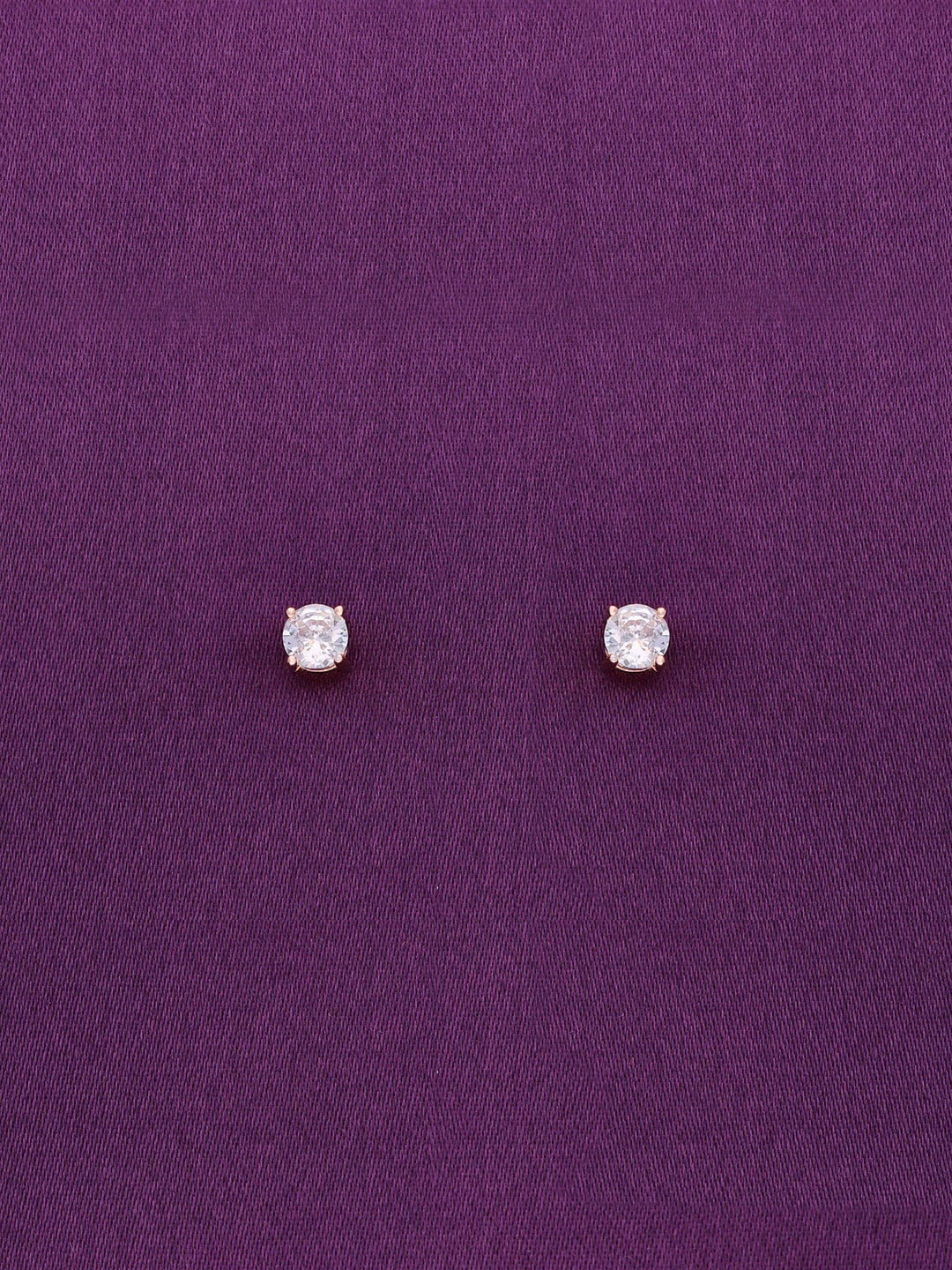 KAI JEWEL 925 Sterling Silver Rhodium-Plated Cubic Zirconia Studs Earrings, Rose gold
KAI JEWEL 925 Sterling Silver Rhodium-Plated Cubic Zirconia Studs Earrings, Rose gold
