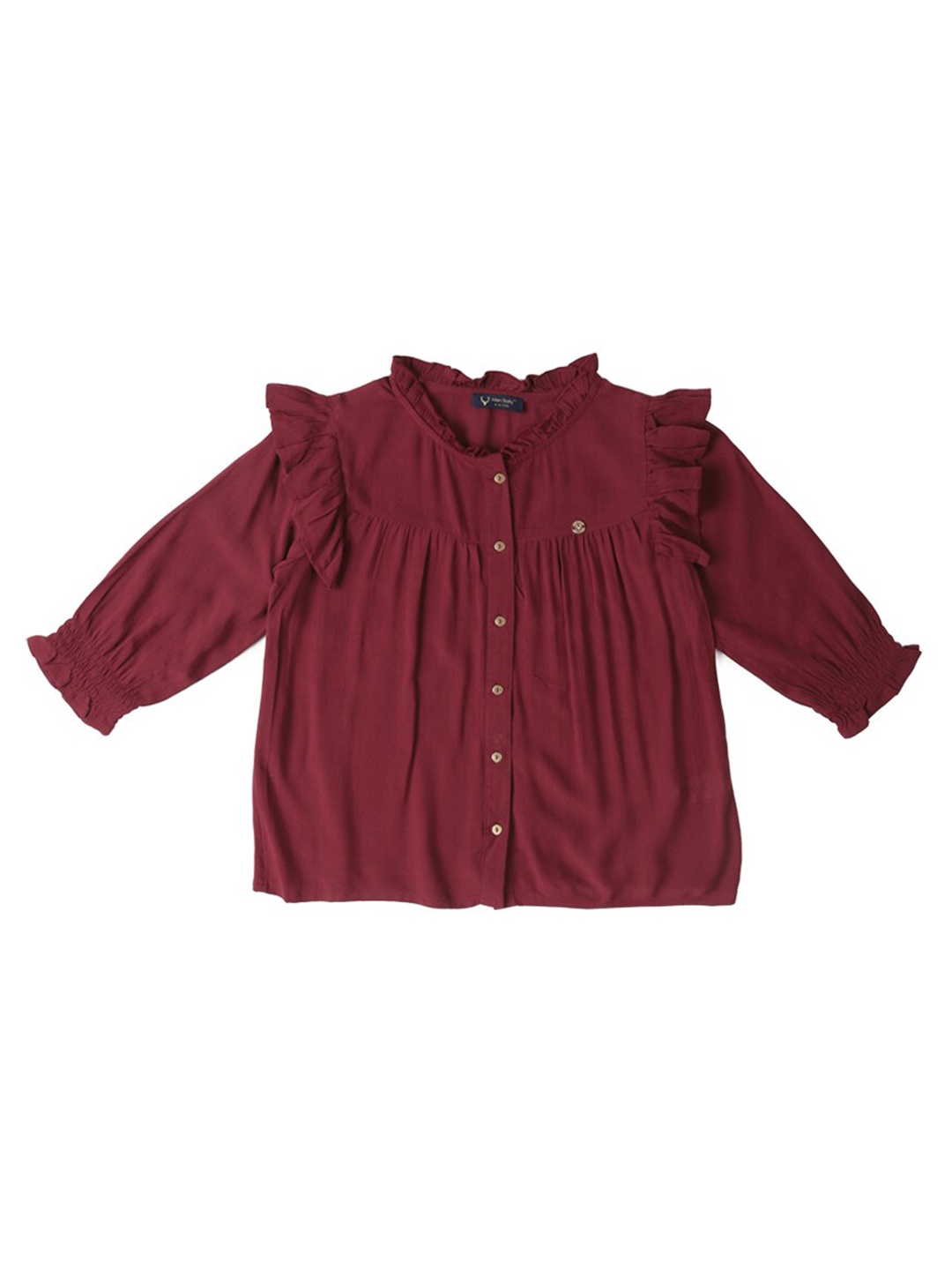 Allen Solly Junior Girls Round Neck Cotton Gathered & Pleated Shirt Style Top, Maroon
Allen Solly Junior Girls Round Neck Cotton Gathered & Pleated Shirt Style Top, Maroon