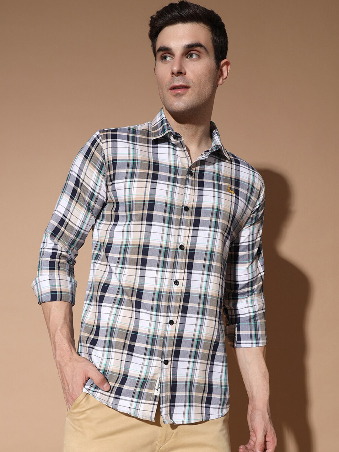 RAMAESTRY Premium Tartan Checked Casual Shirt, White
RAMAESTRY Premium Tartan Checked Casual Shirt, White