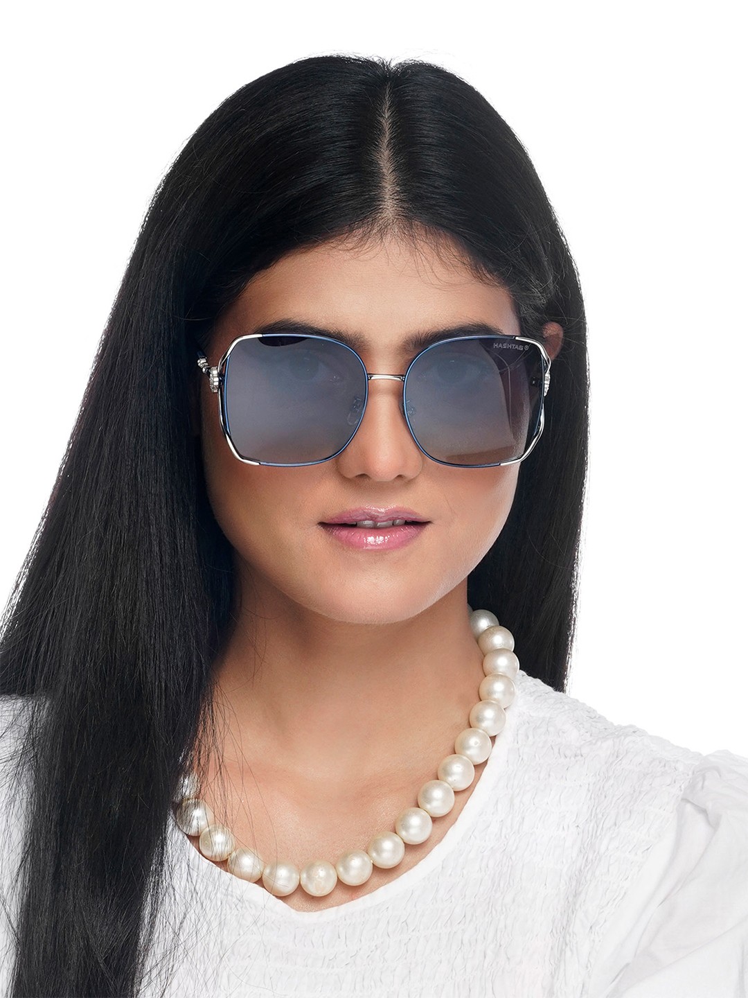 HASHTAG EYEWEAR Women Square Sunglasses with Polarised and UV Protected Lens D6311-C6, Blue
HASHTAG EYEWEAR Women Square Sunglasses with Polarised and UV Protected Lens D6311-C6, Blue