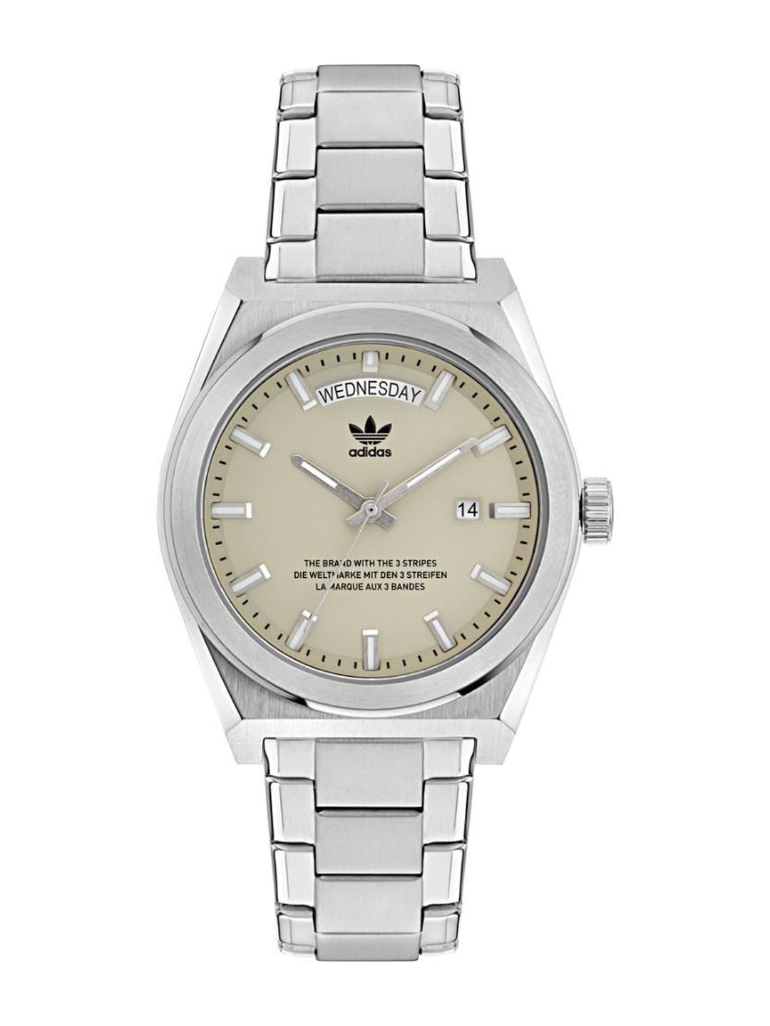 ADIDAS Originals Unisex Stainless Steel Bracelet Style Straps Analogue Watch AOSY23541, Silver
ADIDAS Originals Unisex Stainless Steel Bracelet Style Straps Analogue Watch AOSY23541, Silver