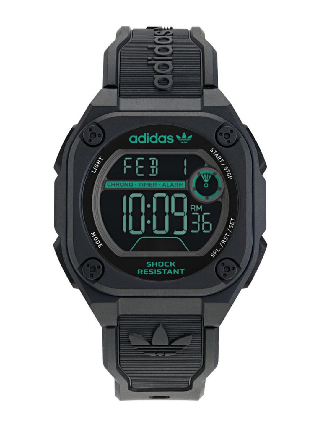 ADIDAS Originals Unisex Brass Dial & Wrap Around Straps Digital Watch AOST23569, Black
ADIDAS Originals Unisex Brass Dial & Wrap Around Straps Digital Watch AOST23569, Black