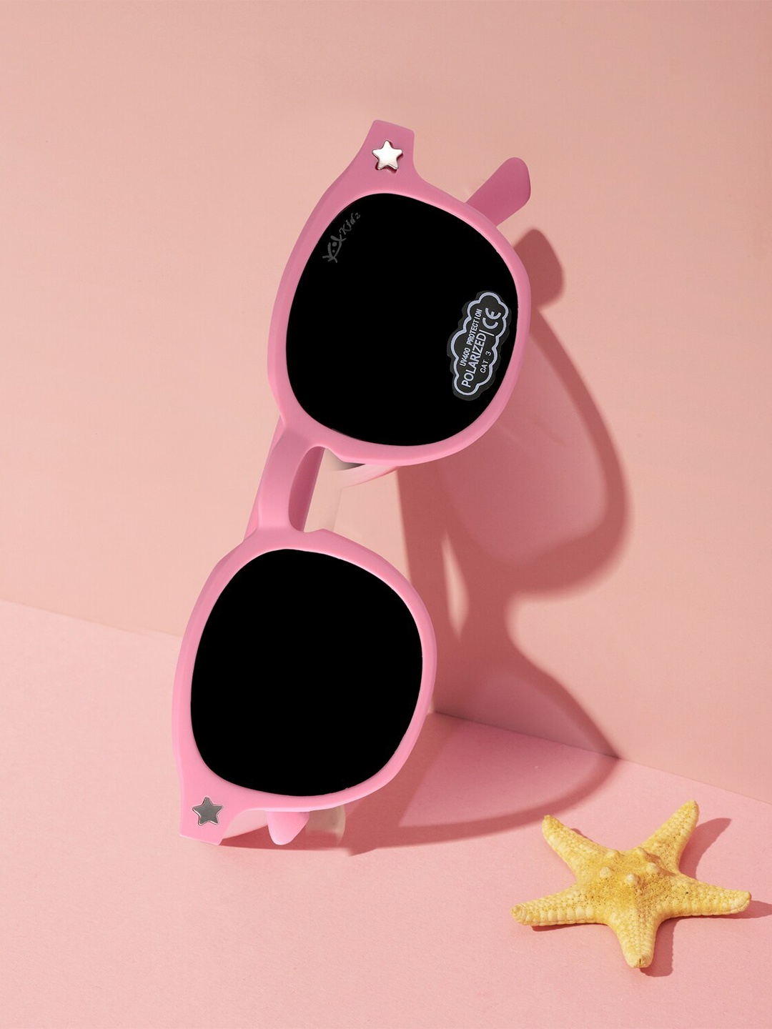 Kool Kidz Kids Round Sunglasses with Polarised and UV Protected Lens KKSP CT11076 PK, Black
Kool Kidz Kids Round Sunglasses with Polarised and UV Protected Lens KKSP CT11076 PK, Black