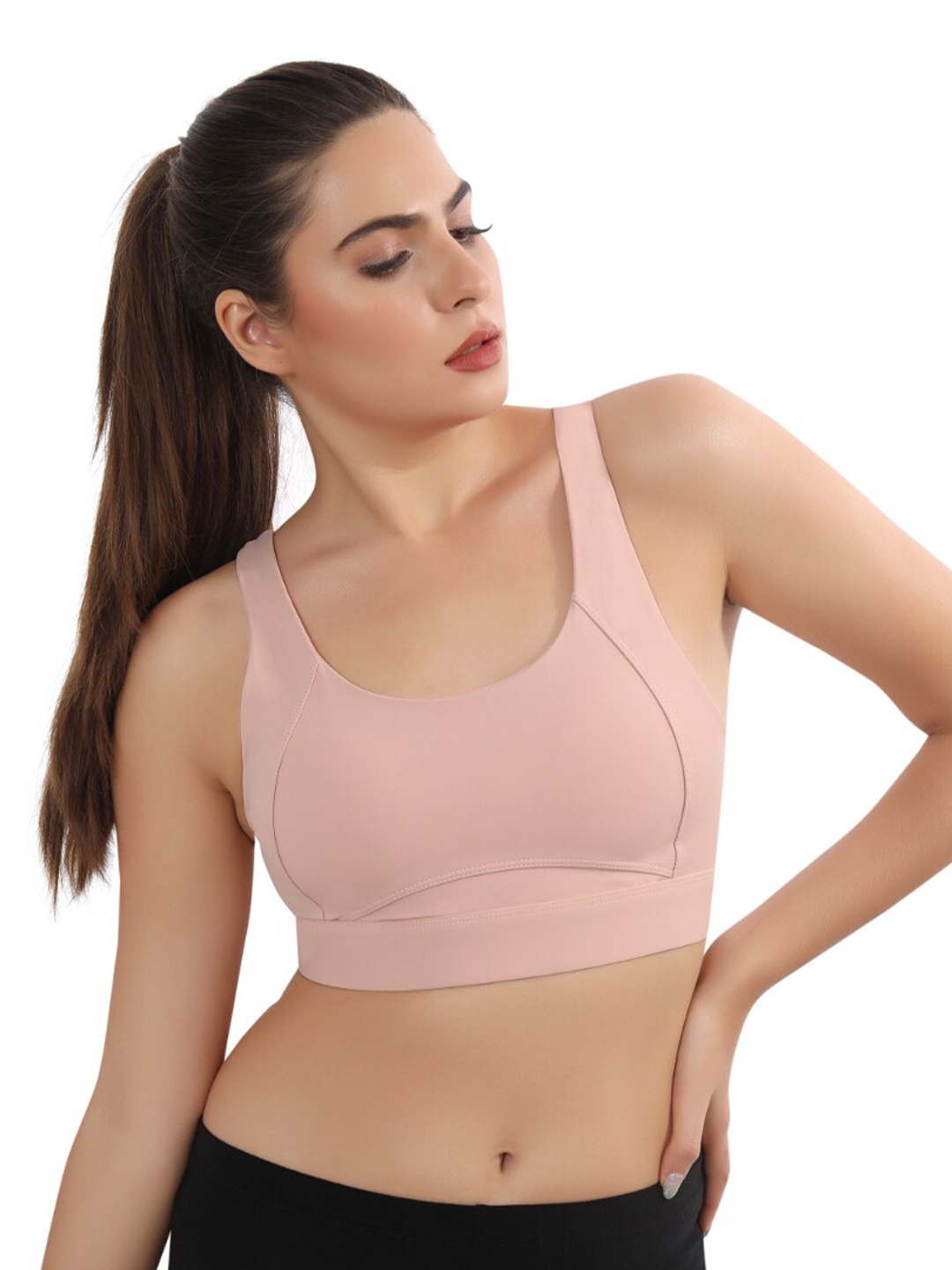 Bella Voste Rapid-Dry Full Coverage Seamless Lightly Padded Workout Bra-Anti Bacterial, Pink
Bella Voste Rapid-Dry Full Coverage Seamless Lightly Padded Workout Bra-Anti Bacterial, Pink
