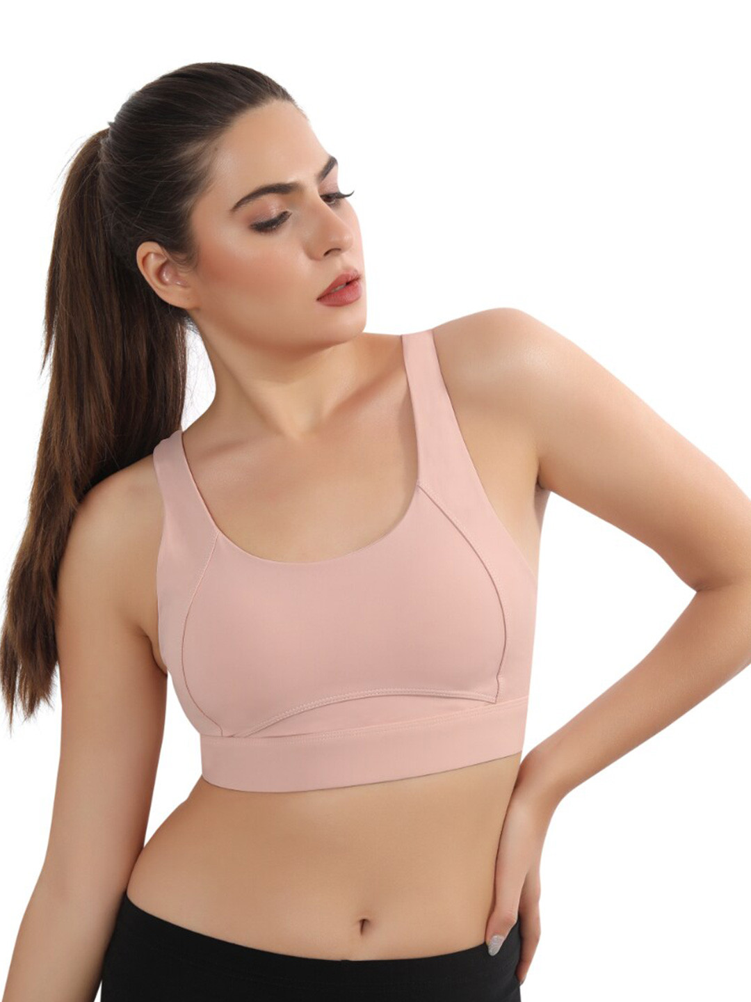 Bella Voste Anti Odour Full Coverage Seamless Lightly Padded Workout Bra-All Day Comfort, Pink
Bella Voste Anti Odour Full Coverage Seamless Lightly Padded Workout Bra-All Day Comfort, Pink