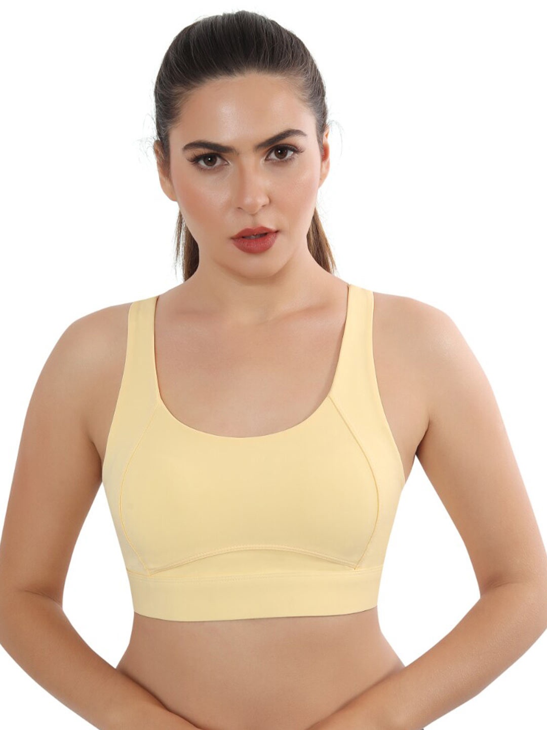 Bella Voste Full Coverage Lightly Padded Dry Fit Workout Bra- All Day Comfort, Yellow
Bella Voste Full Coverage Lightly Padded Dry Fit Workout Bra- All Day Comfort, Yellow