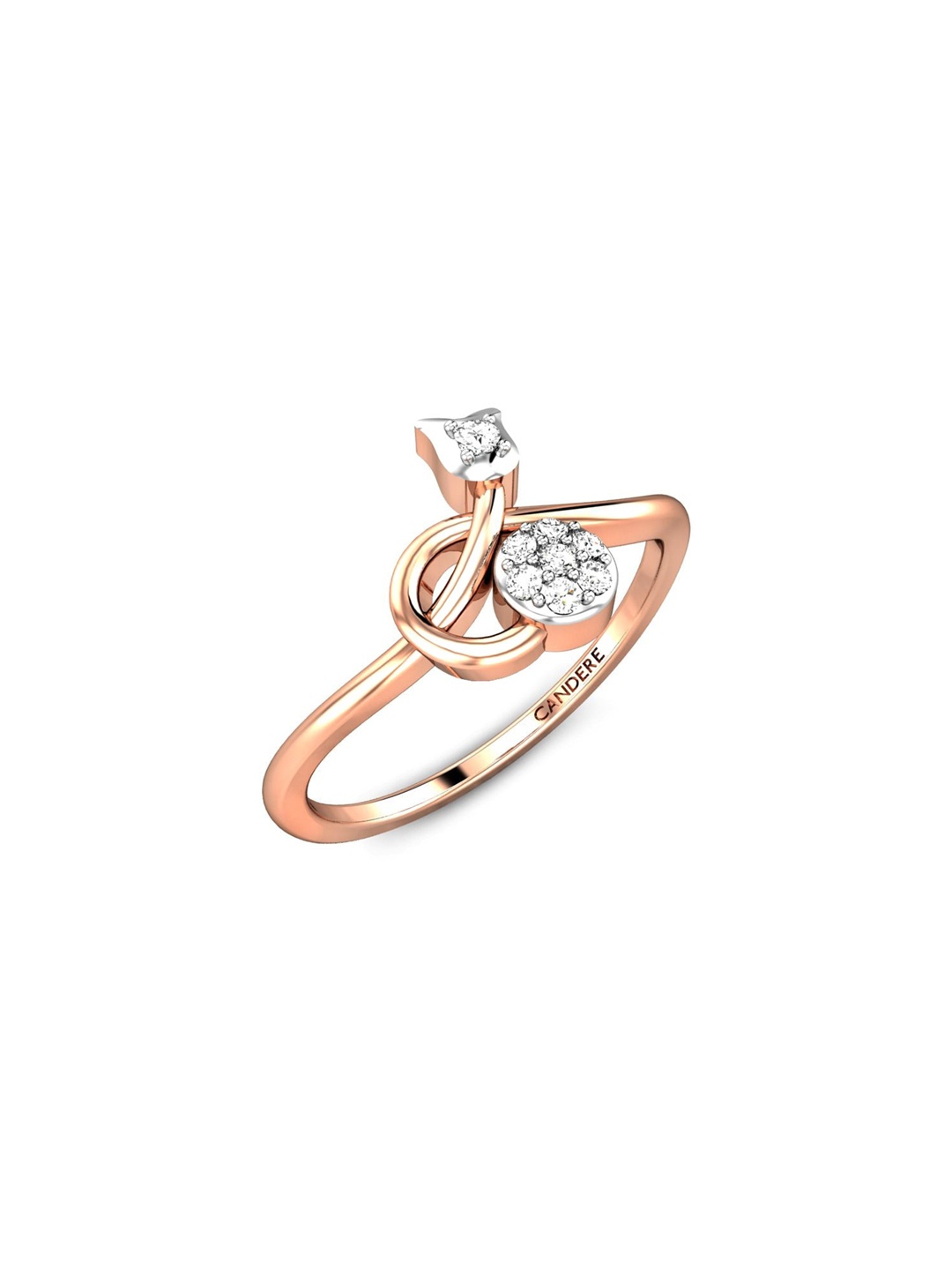 CANDERE A KALYAN JEWELLERS COMPANY 14KT Rose Gold Diamond-Studded Finger Ring-1.34gm
CANDERE A KALYAN JEWELLERS COMPANY 14KT Rose Gold Diamond-Studded Finger Ring-1.34gm