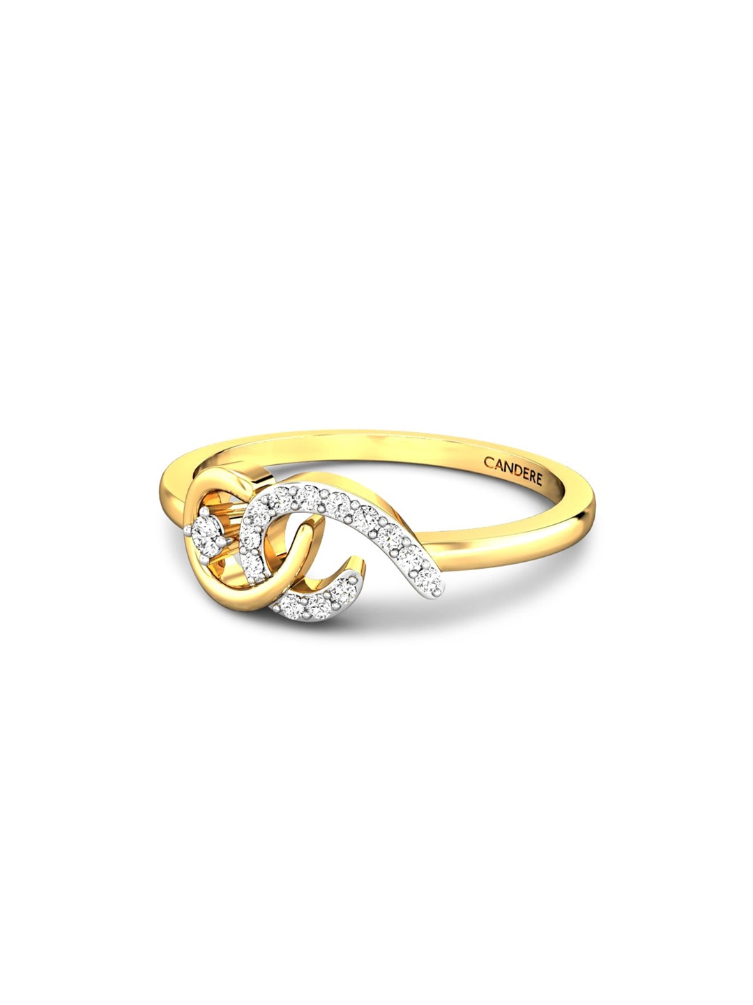 CANDERE A KALYAN JEWELLERS COMPANY 18KT (750) Gold Diamond Studded Ring-2.3 gm
CANDERE A KALYAN JEWELLERS COMPANY 18KT (750) Gold Diamond Studded Ring-2.3 gm