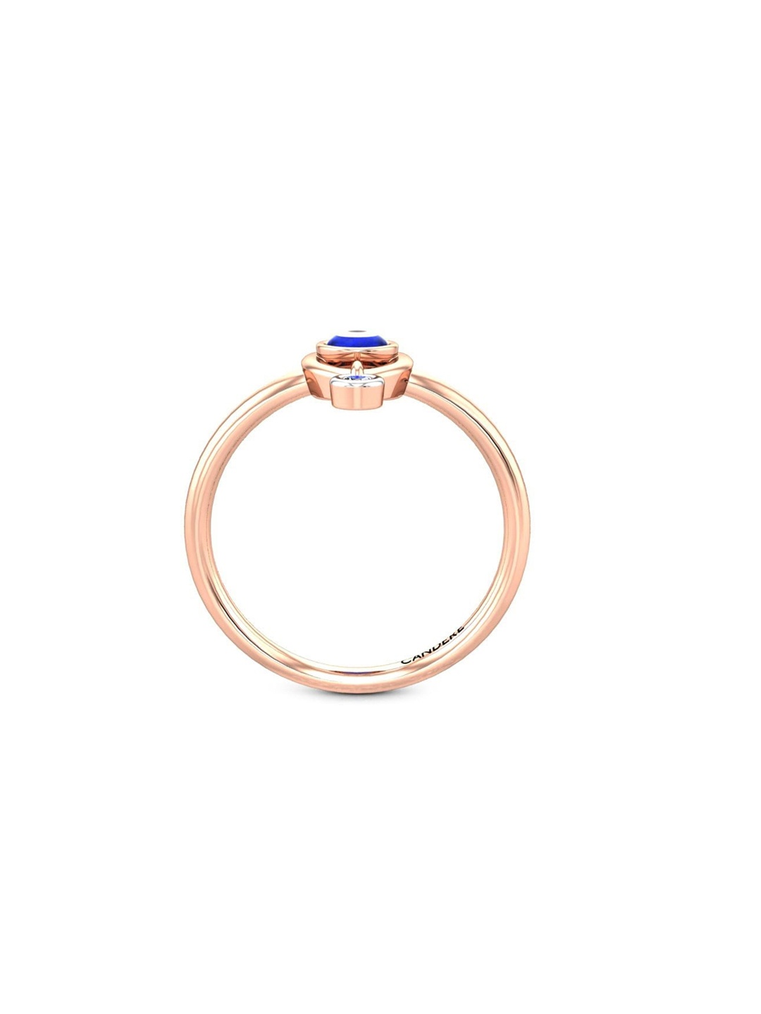CANDERE A KALYAN JEWELLERS COMPANY 14KT (585) Rose Gold Diamond Studded Finger Ring-1.62gm
CANDERE A KALYAN JEWELLERS COMPANY 14KT (585) Rose Gold Diamond Studded Finger Ring-1.62gm