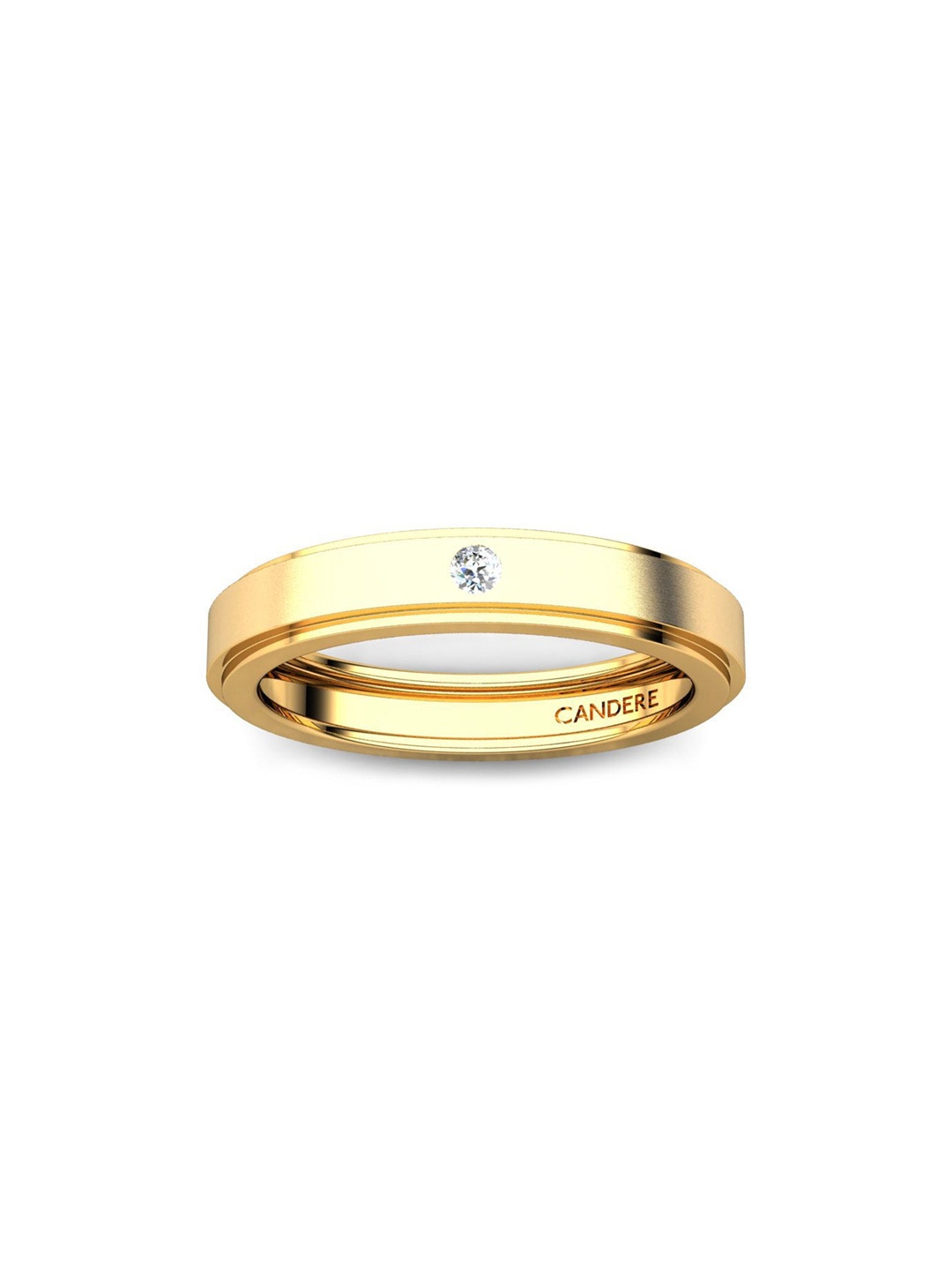 CANDERE A KALYAN JEWELLERS COMPANY 18KT Gold Diamond-Studded Finger Ring-3.83gm
CANDERE A KALYAN JEWELLERS COMPANY 18KT Gold Diamond-Studded Finger Ring-3.83gm